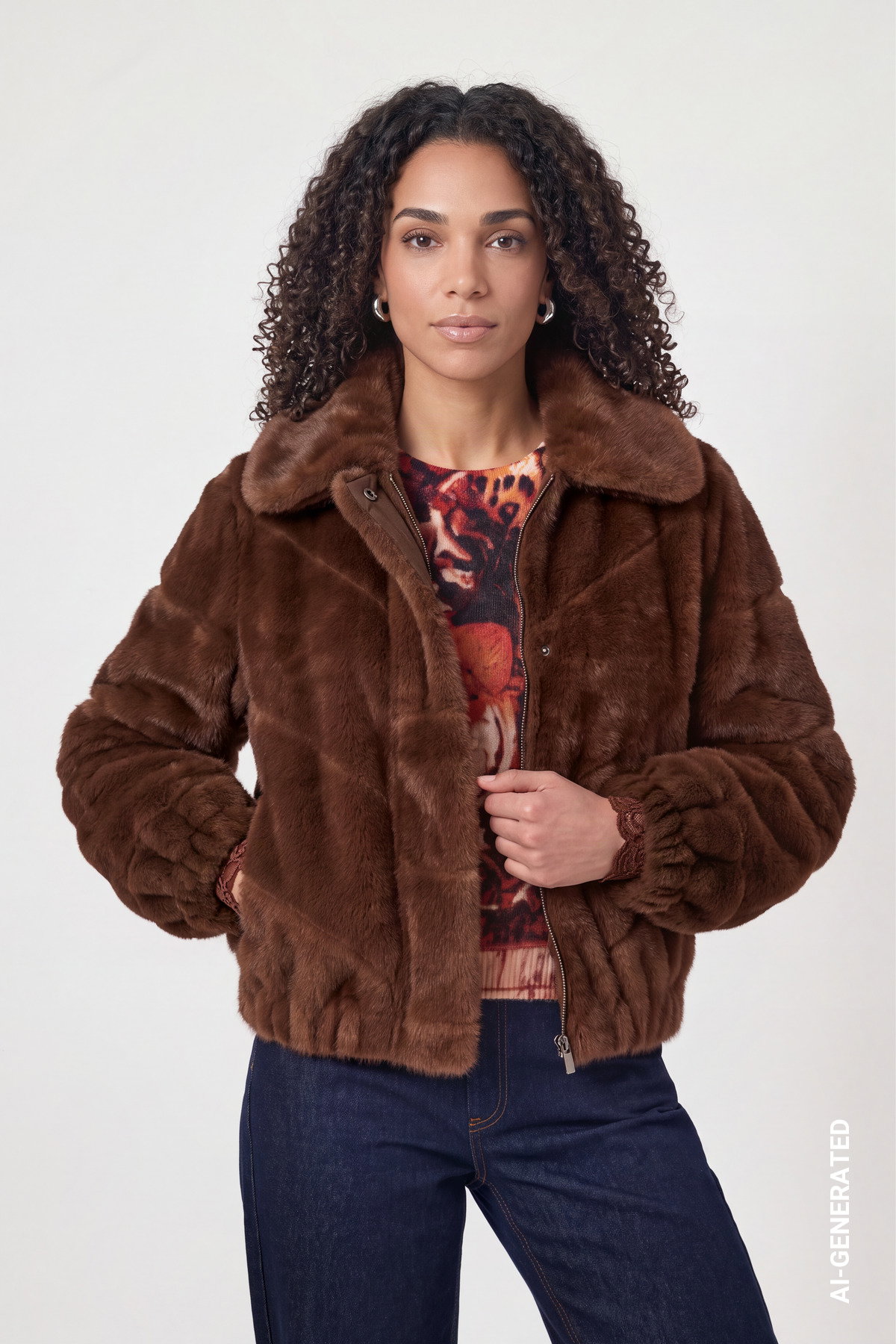 Jacke, chocolate brown #2