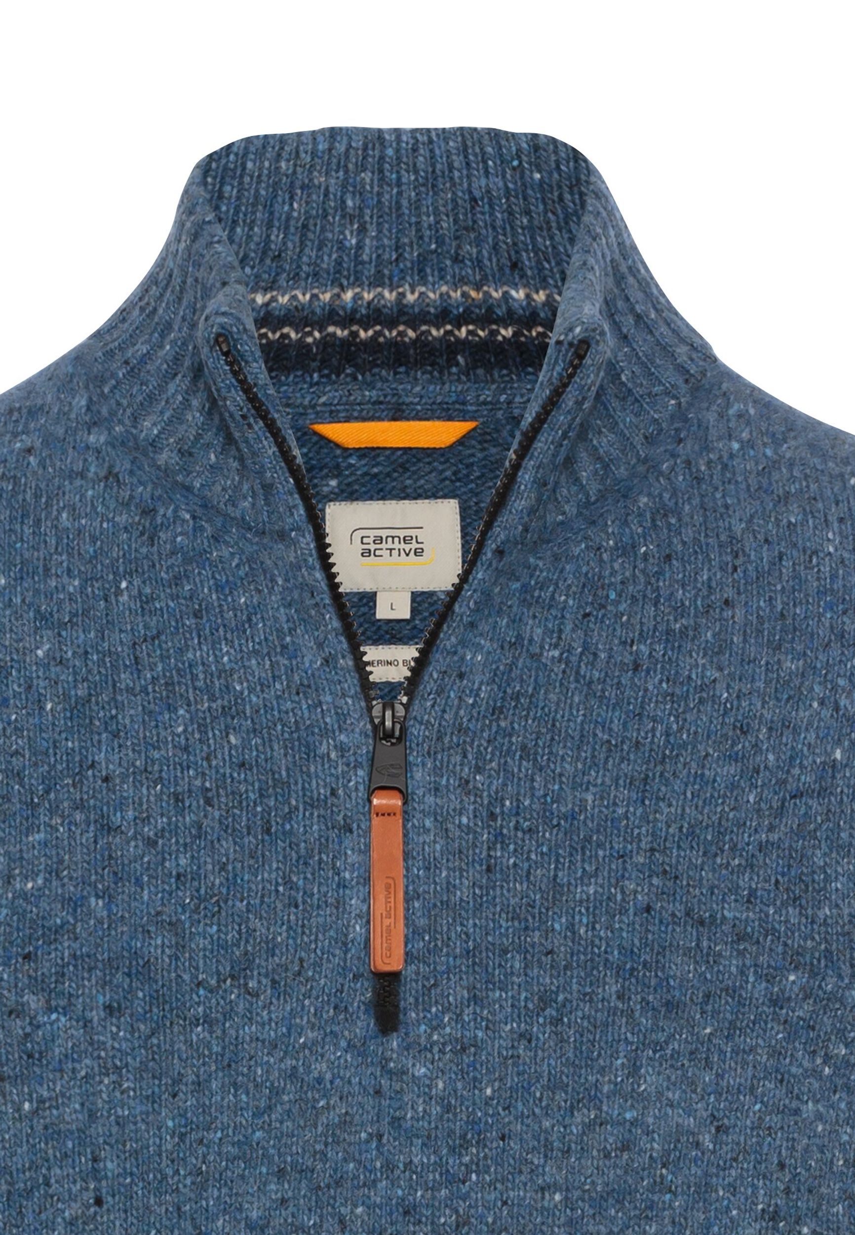 Camel Active |  Camel Active Rollkragenpullover  | L | indigo