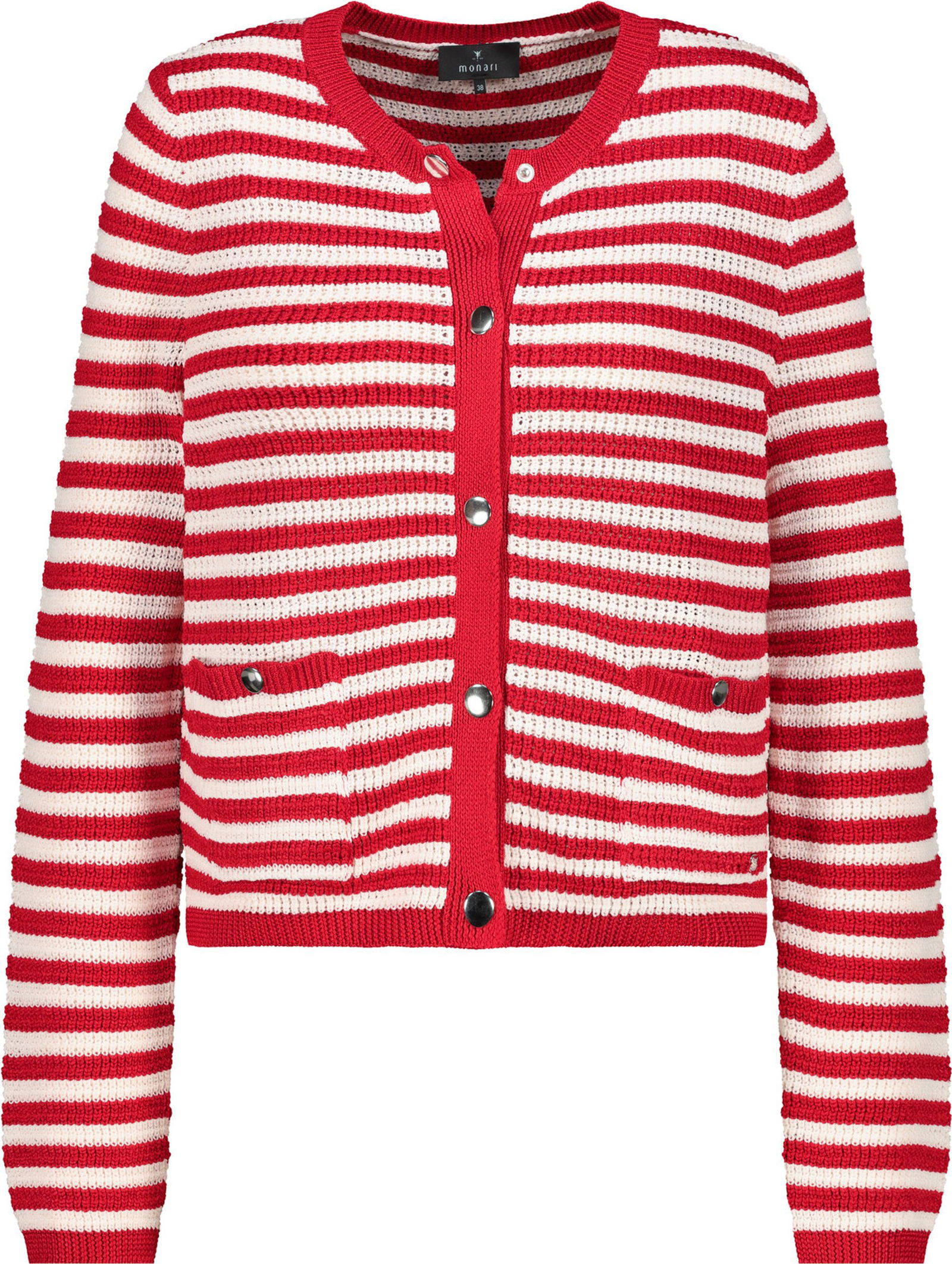 |  Strickjacke, chilli pepper ringel | 40