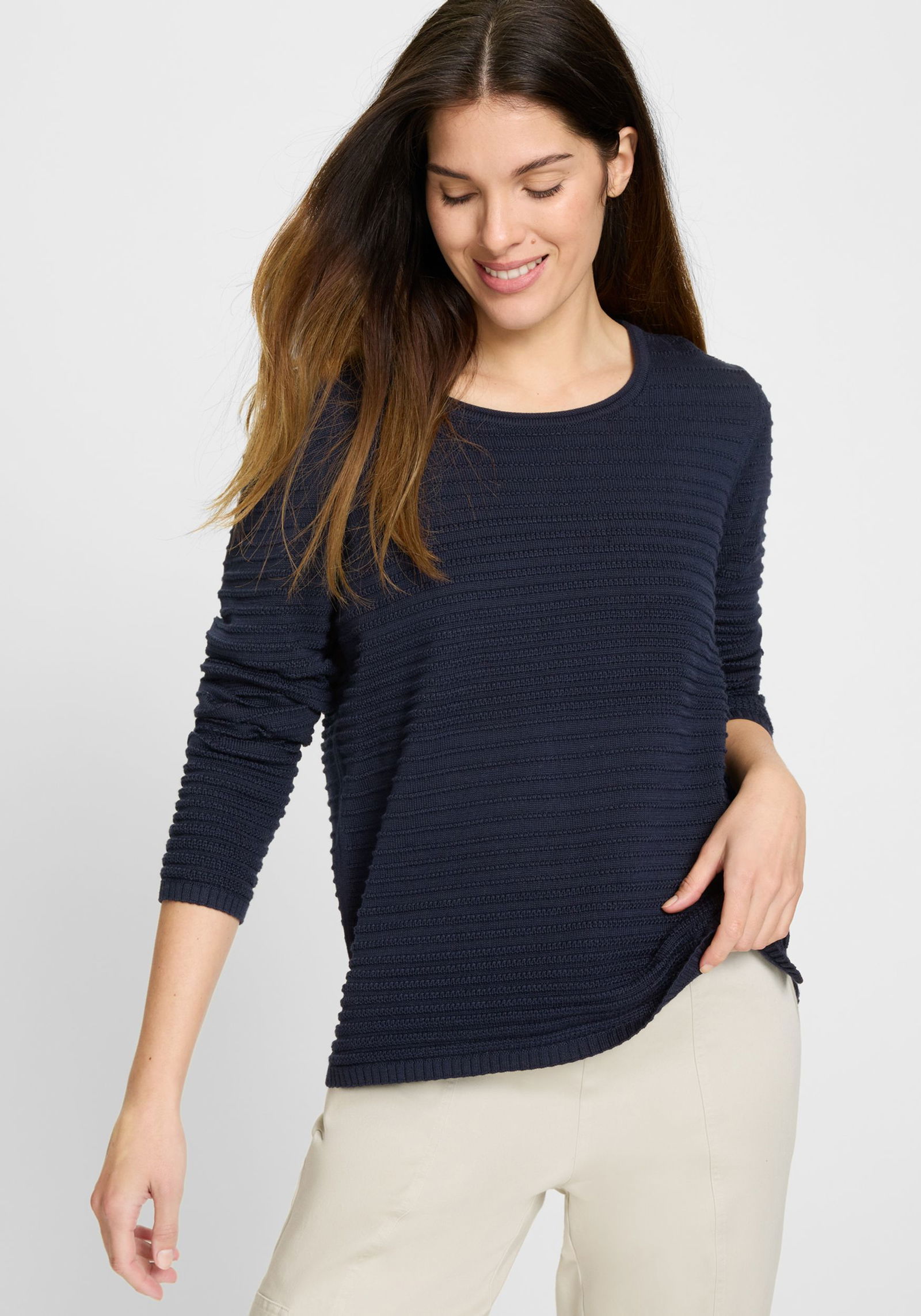 Olsen |  Olsen Pullover  | 42 | power navy