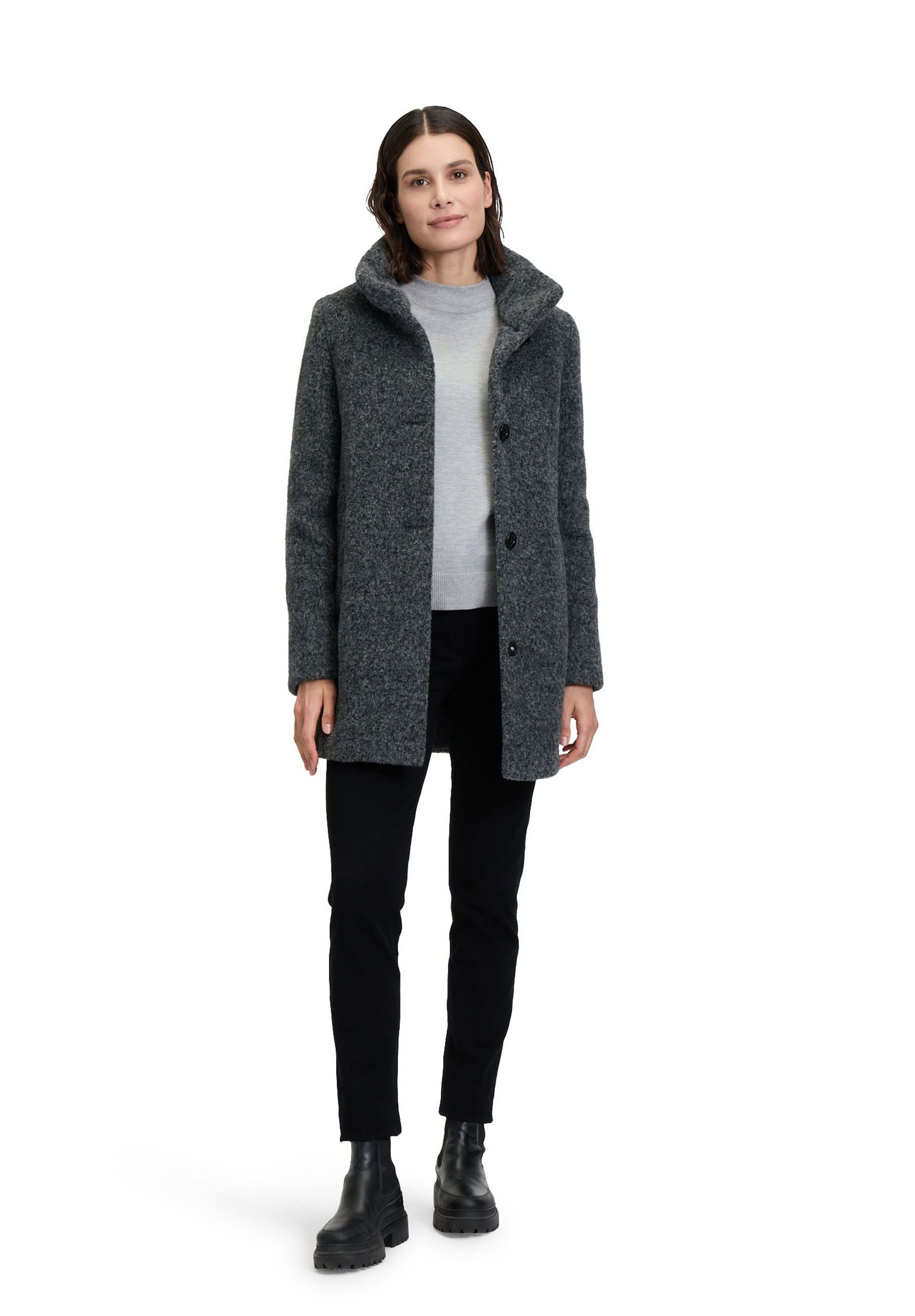 Saint Jacques | Saint Jacques Wolljacke | 36 | middle grey melange
