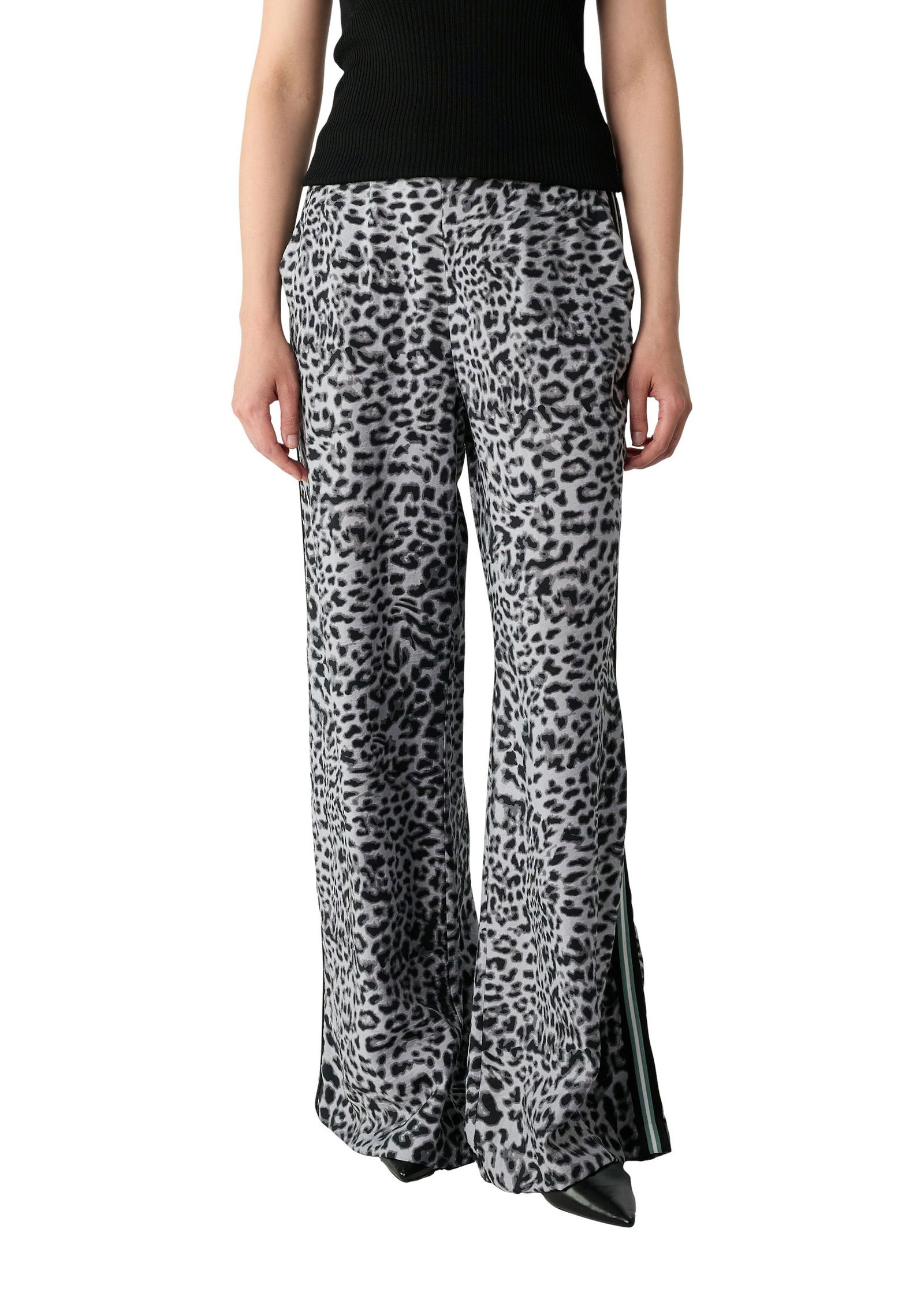 8c19da2ce9e91266316f374ba31482db Comma |  Comma Schmale Hose  | 40/REG | schwarz|weiß