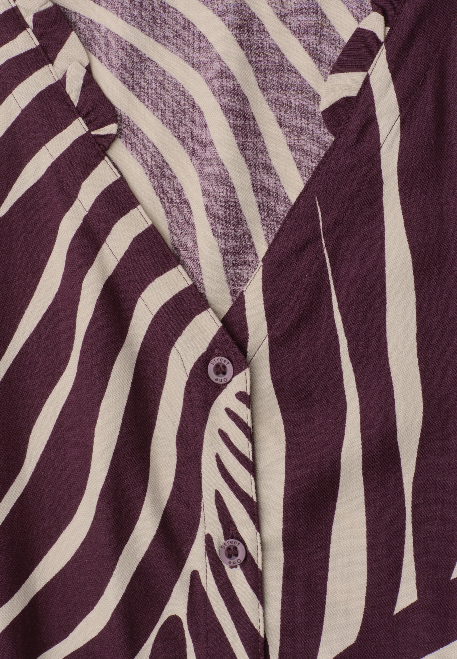 Viscose Dress_AOP, rustic rouge #2