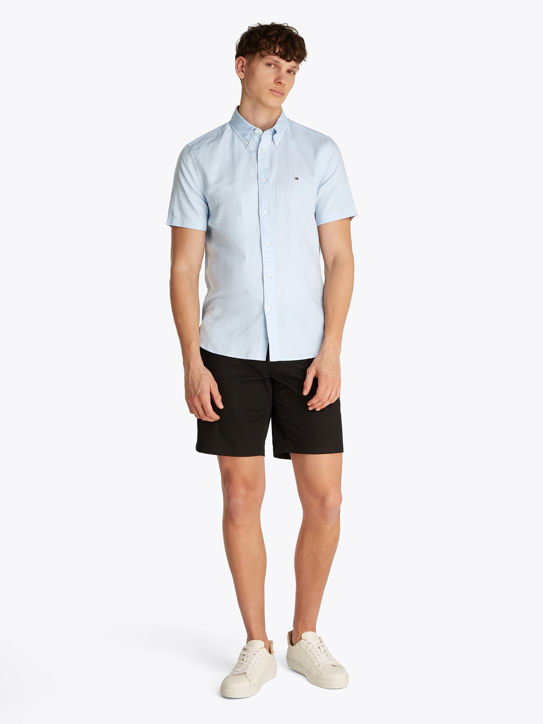 Tommy Hilfiger |  Tommy Hilfiger Hemd Regular Fit  | M | breezy blue