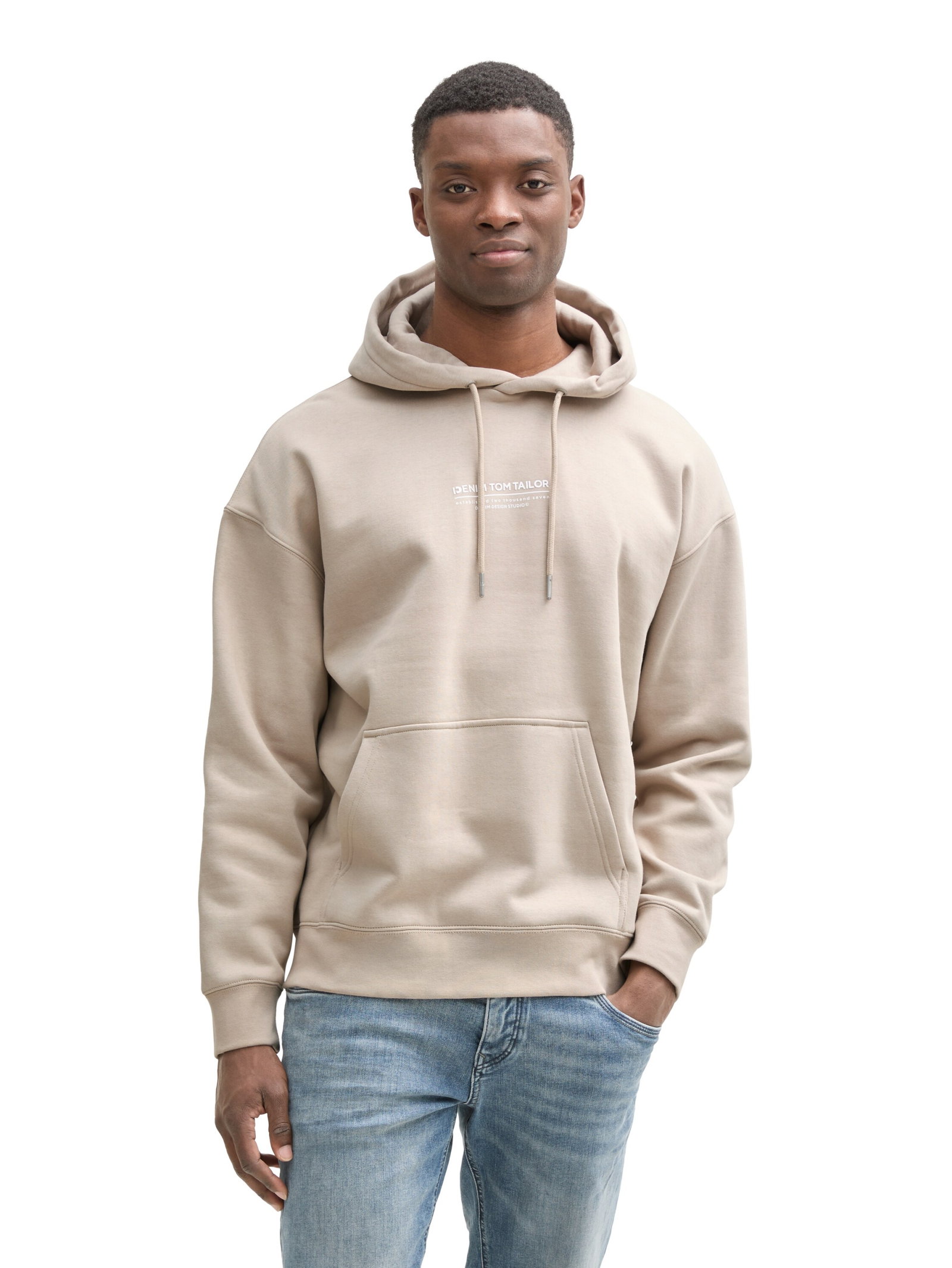 Relaxed Hoodie Sweatshirt mit Logo-Print #6
