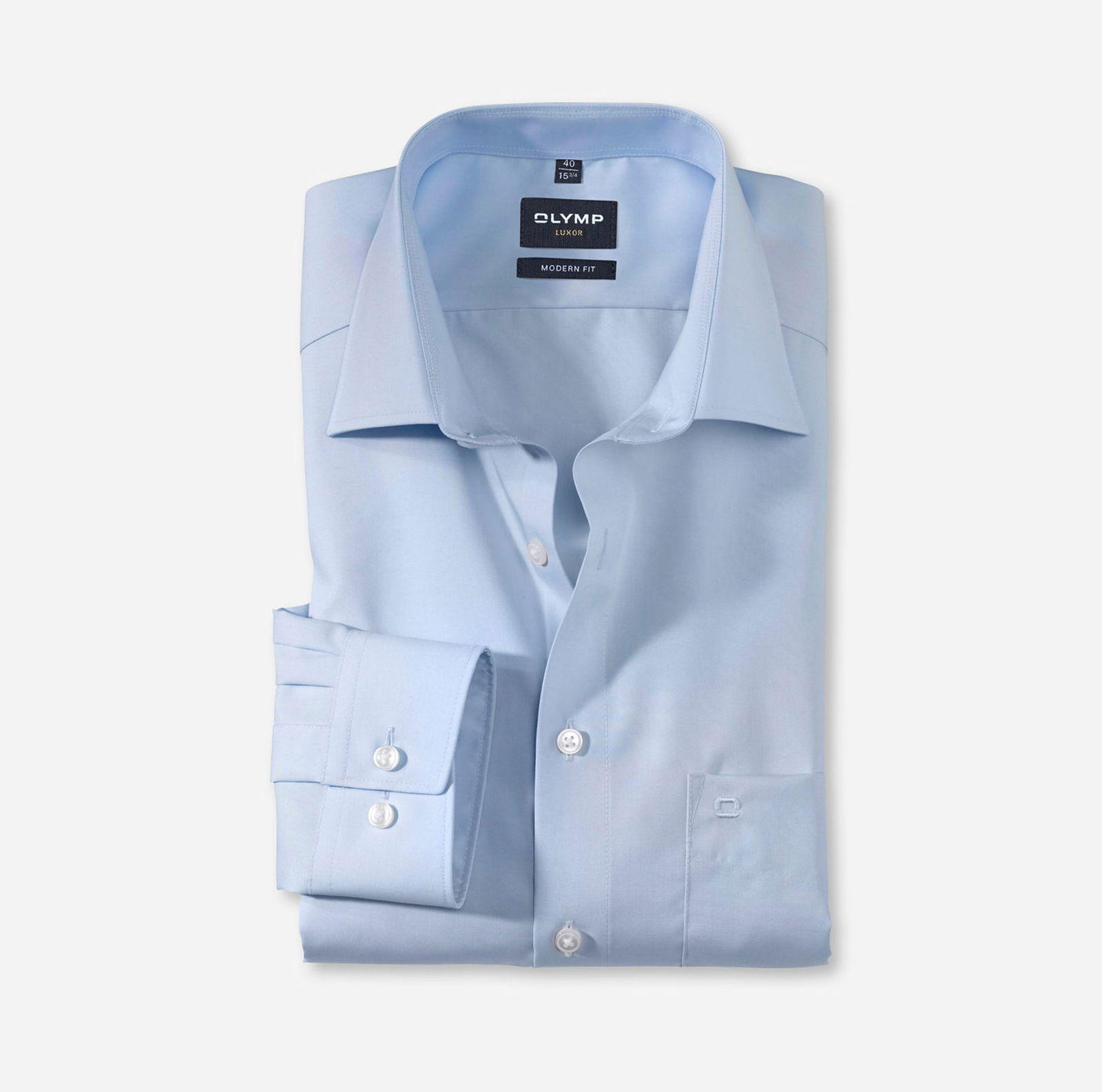 Olymp |  Olymp Hemd Modern Fit  | 44 | blau