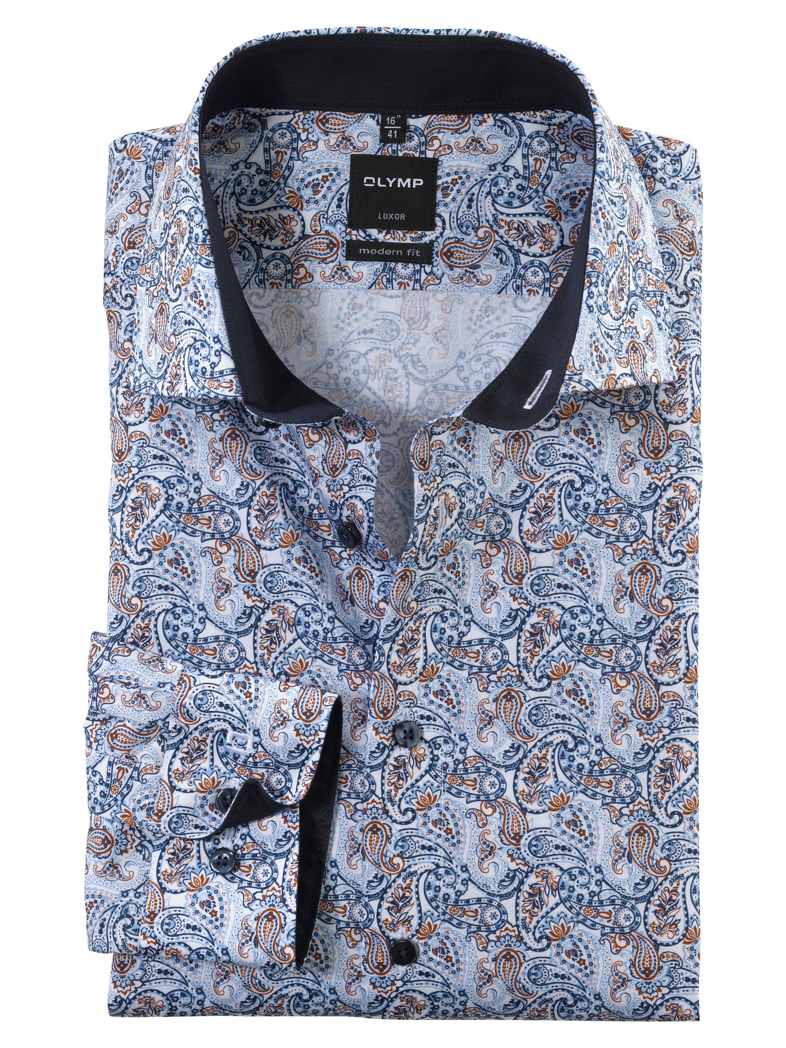Olymp |  Olymp Hemd Modern Fit  | 43 | nougat