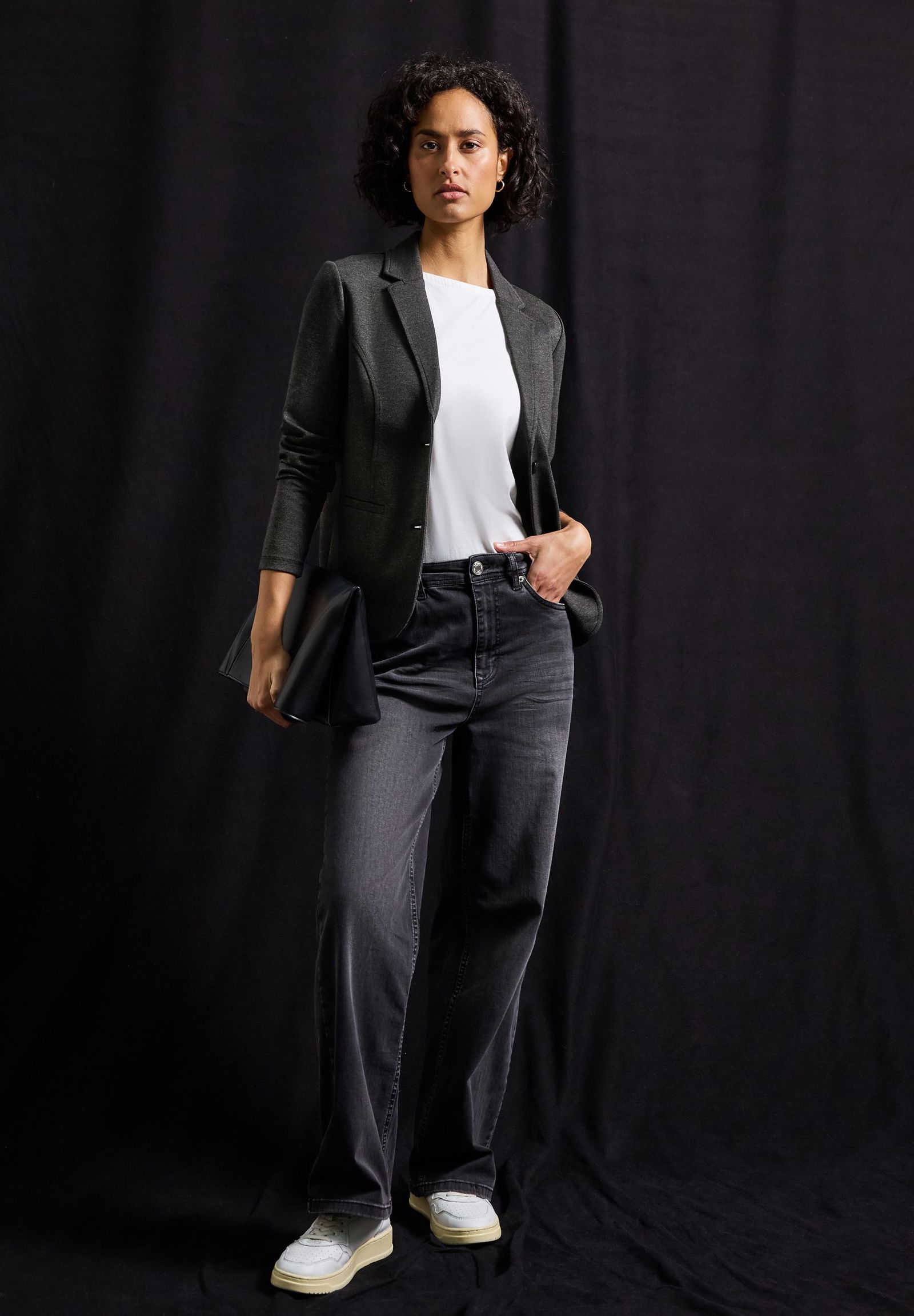 Street One | Street One Sweatblazer | 36 | black