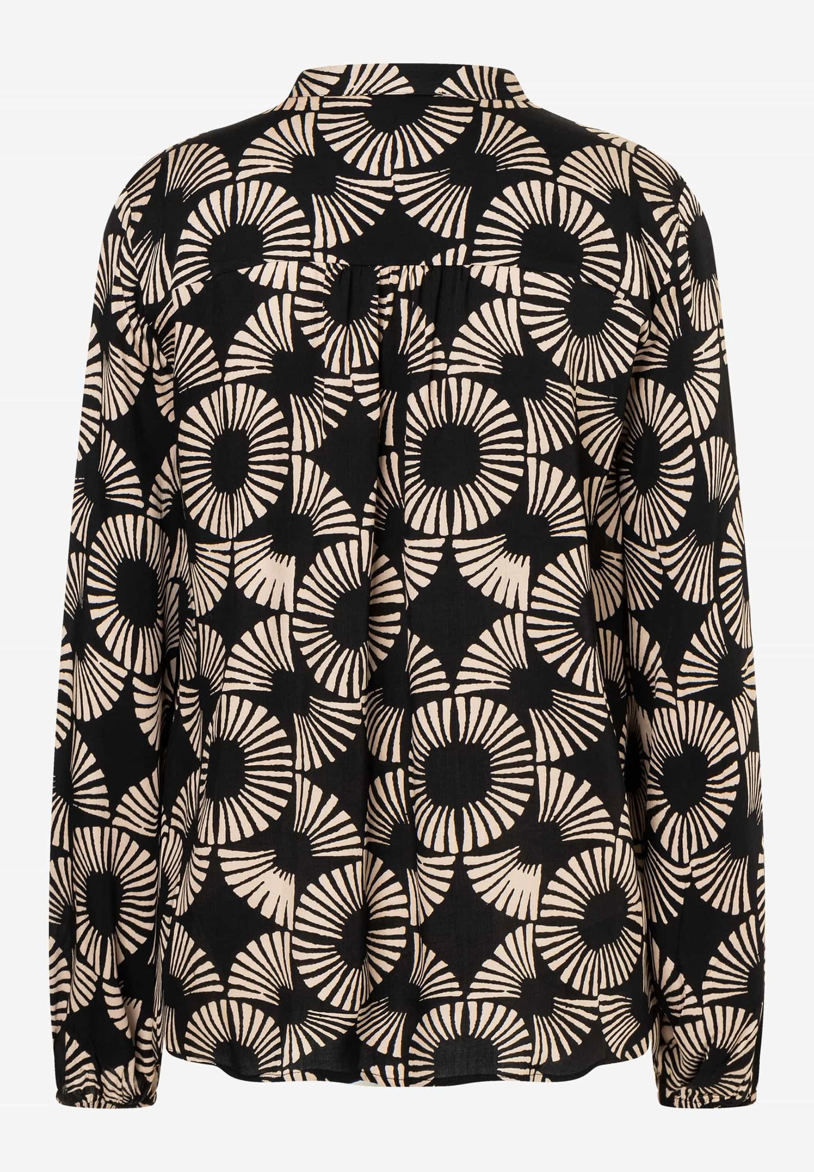More & More |  More & More Druckbluse  | 36 | schwarz