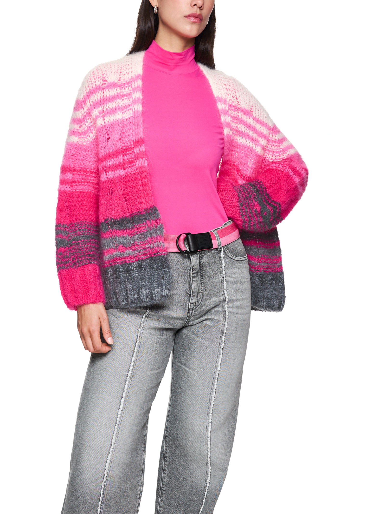 Marc Cain Sports Grobstrick Cardigan Knitted in Germany #7