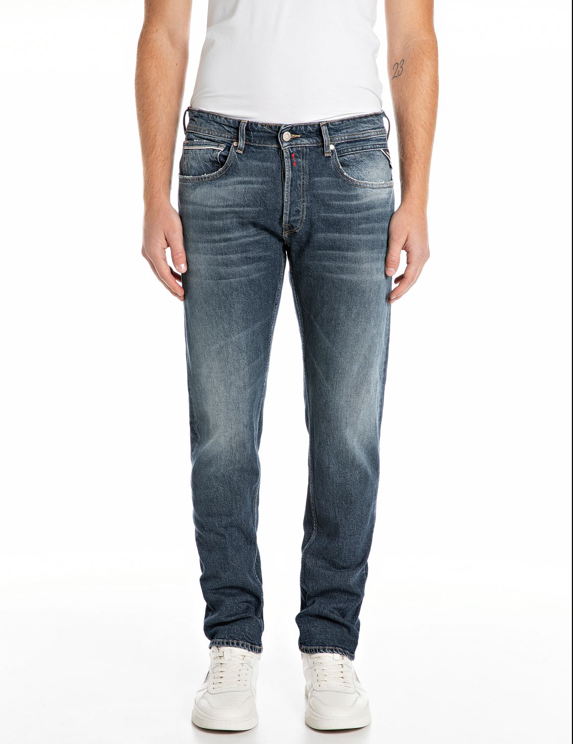 Replay Regular Fit Jeans "Bas" #1