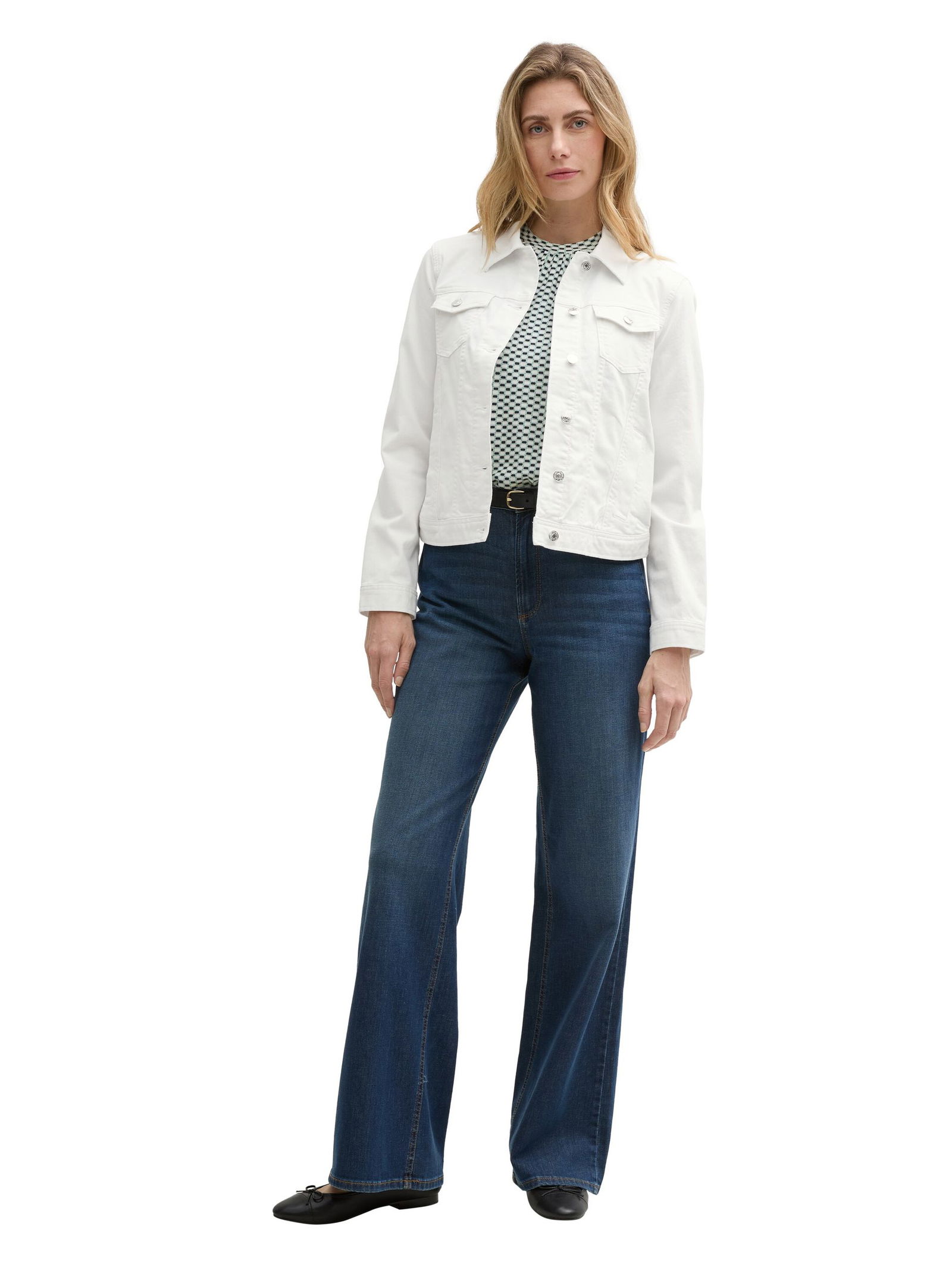  |  colored denim jacket, White | XXL | white