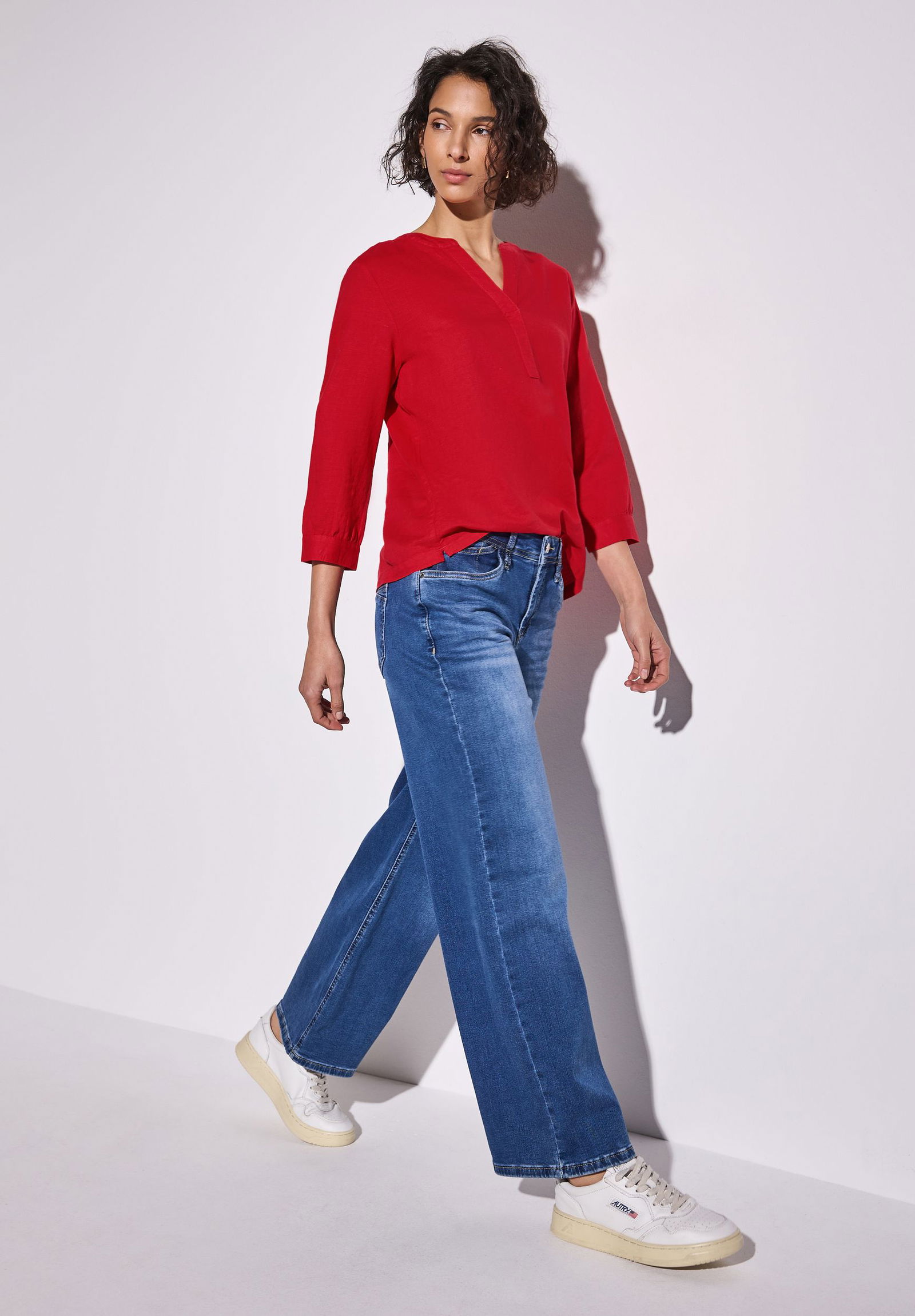 Street One |  Street One Druckbluse  | 38 | garden green
