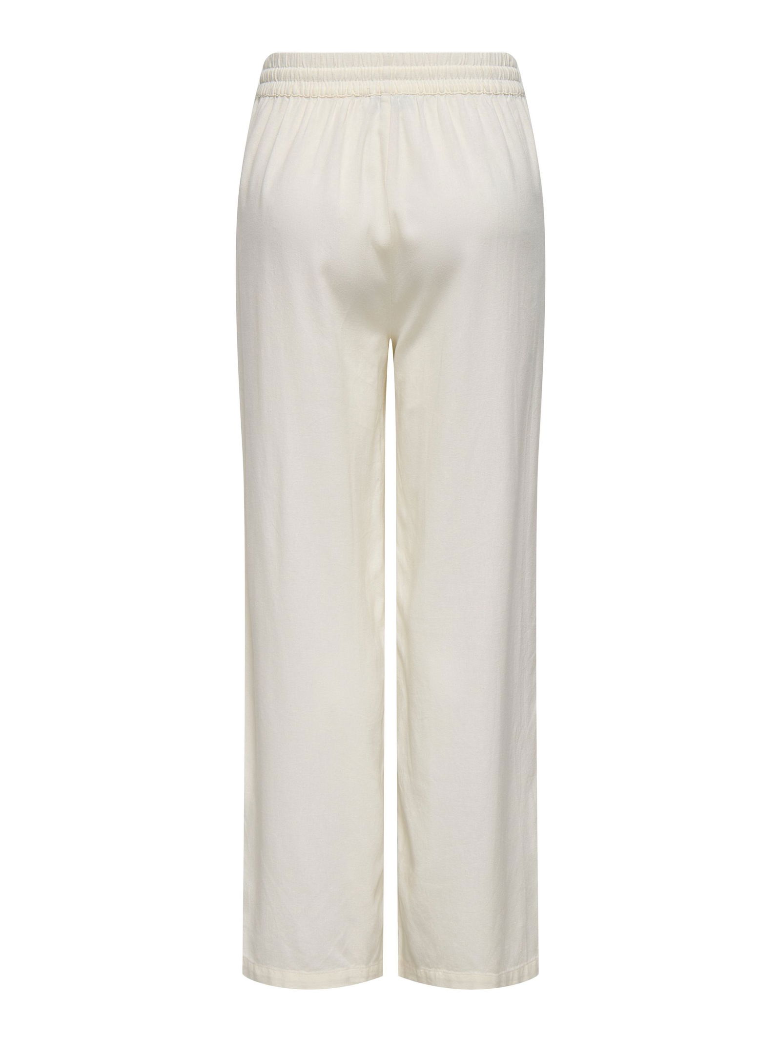 aa90e90f95e8605d236a1dda20f99546 JDY | JDYSAY HW LINEN WIDE PANT WVN NOOS | XS/32 | snow white