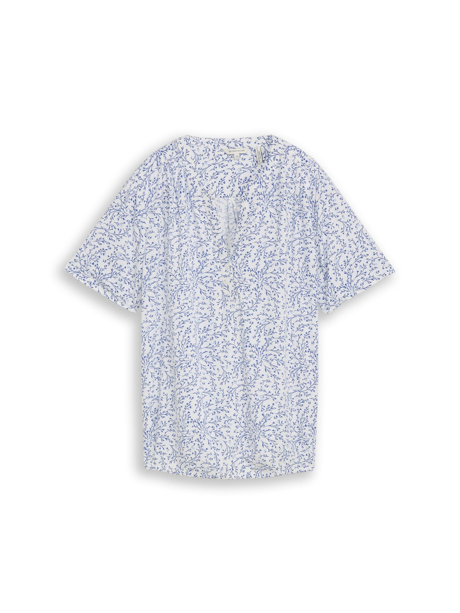 white small leaves design