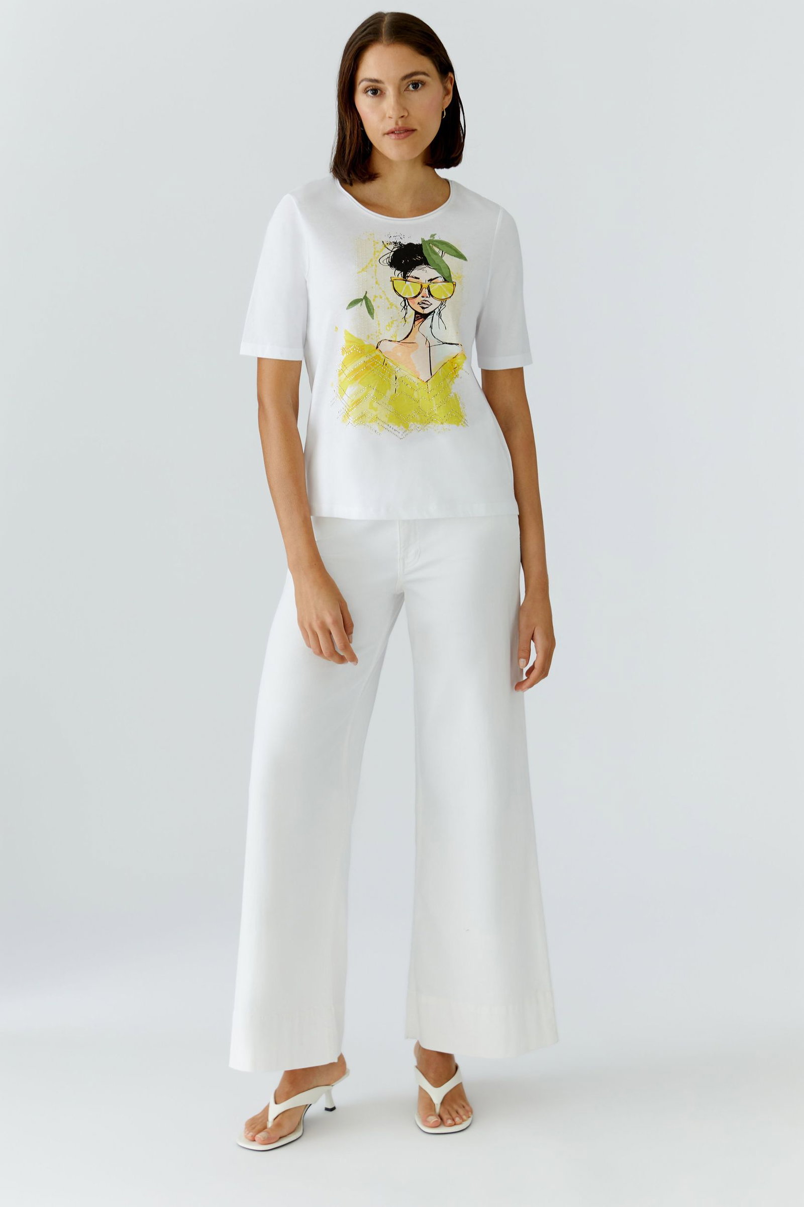 1b61eeeb6140d581e2891baccf04f6e8 Oui | T-Shirt | 36 | optic white