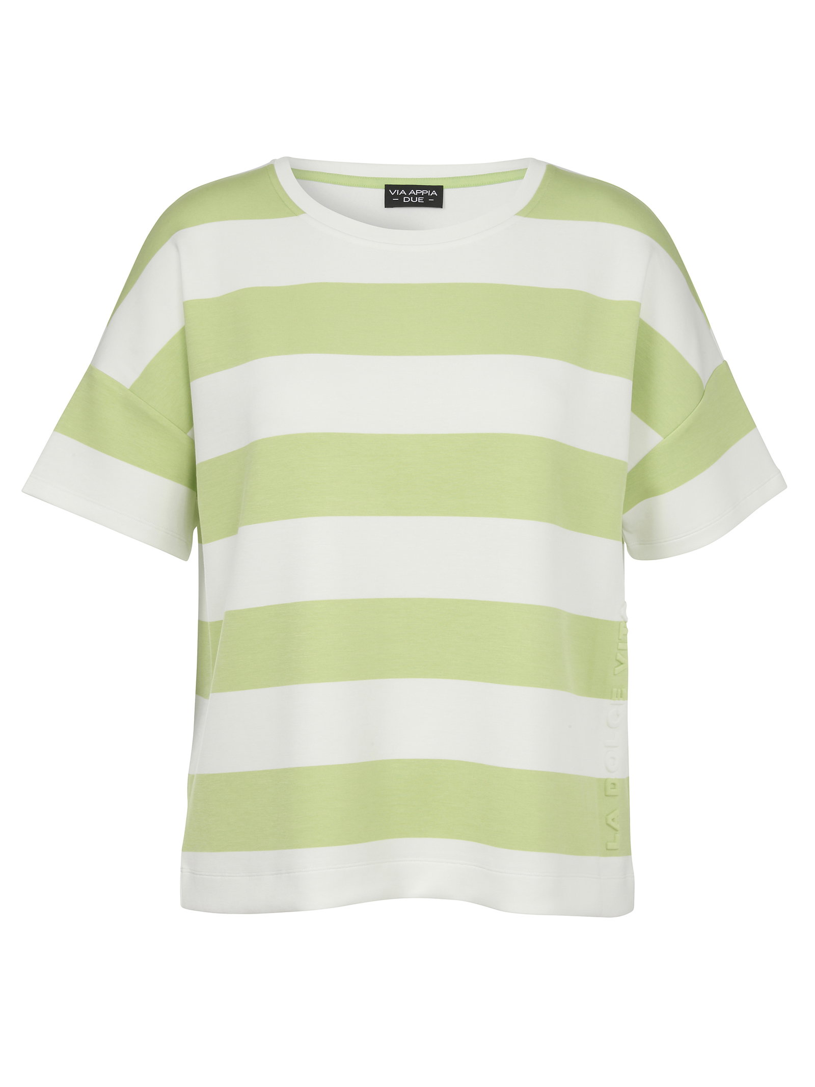Sweatshirt Rundhals 1/2 Arm Ringel #1