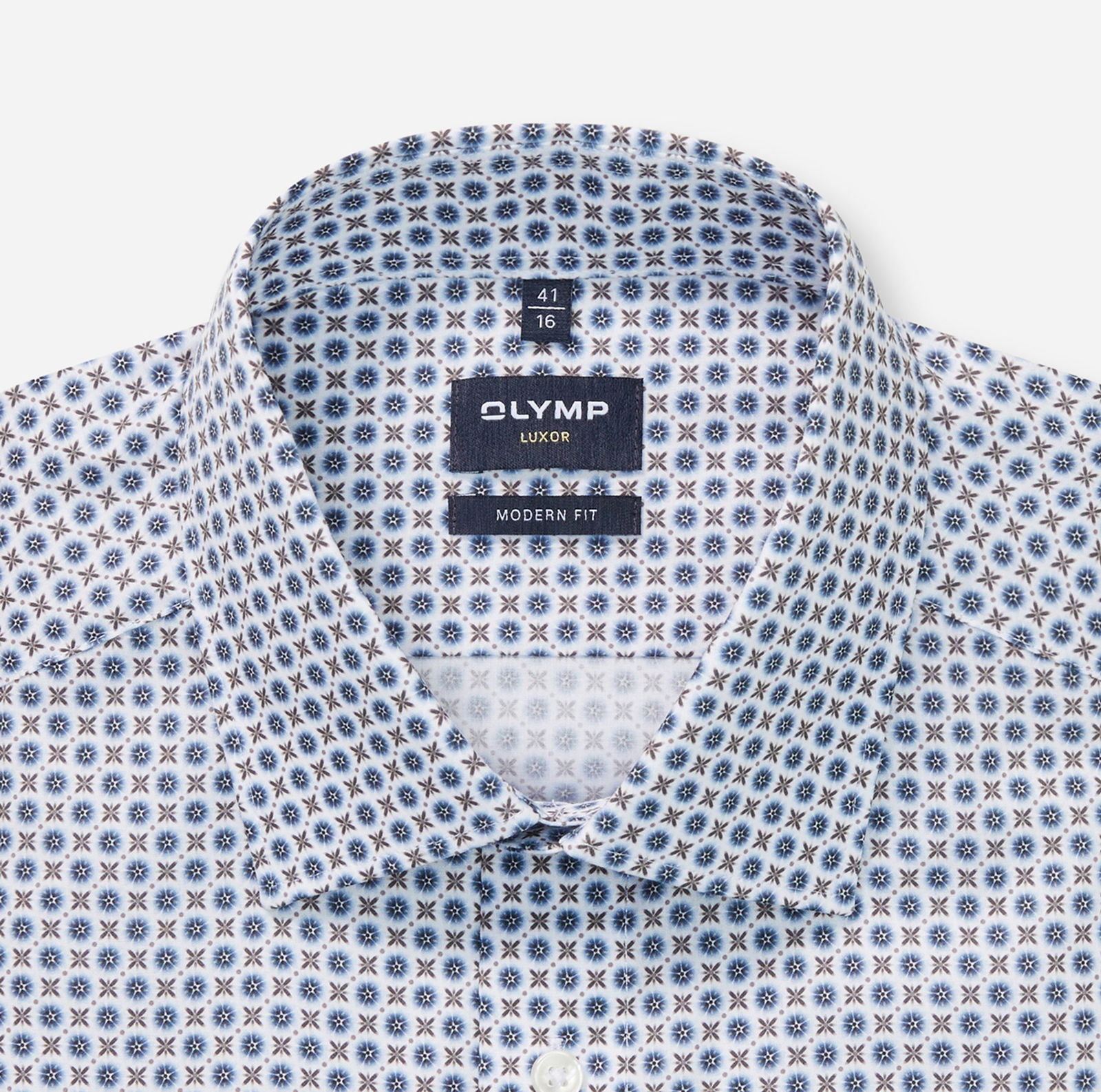 Olymp | Olymp Hemd Modern Fit | 40 | marine