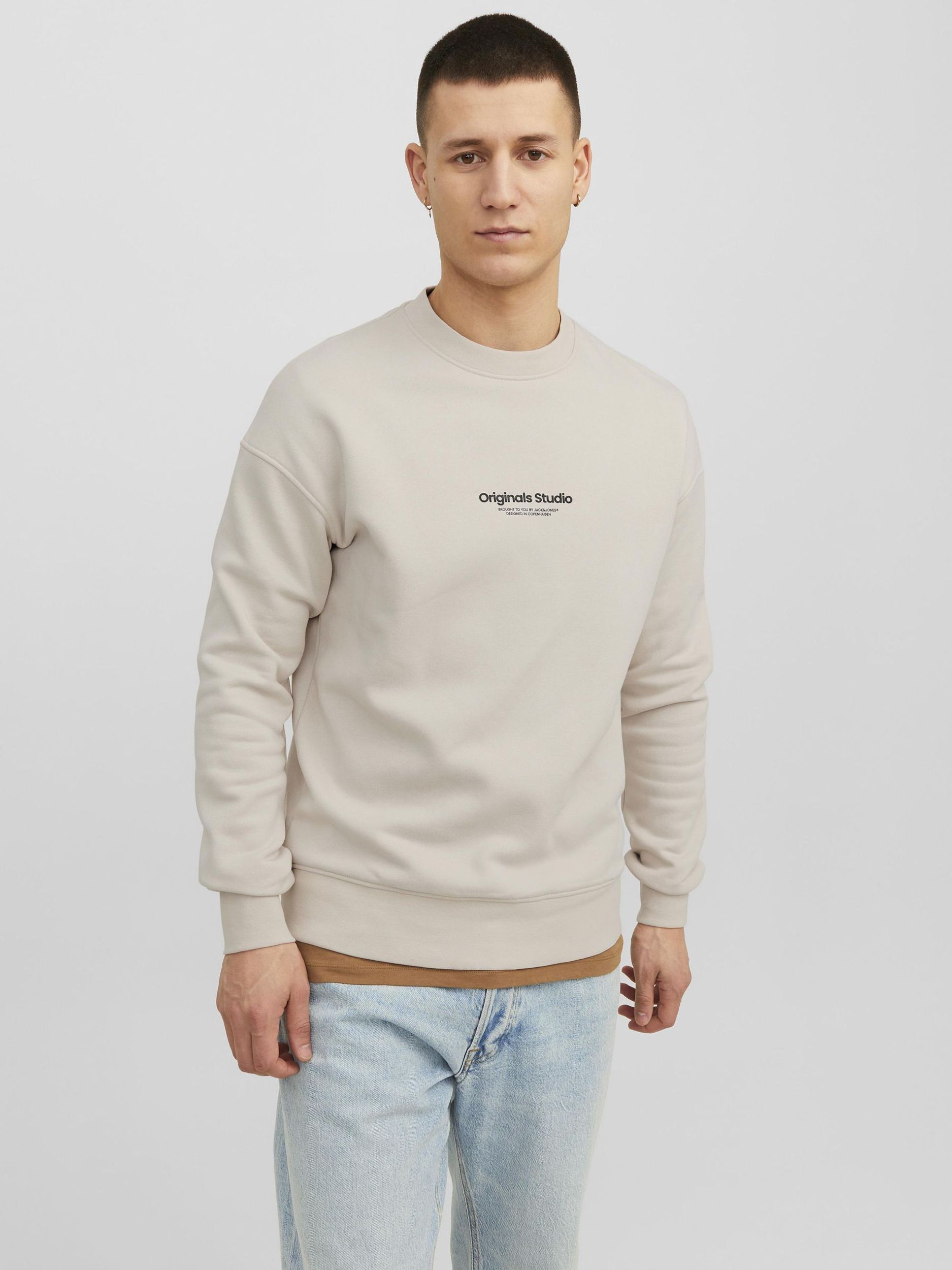 Jack&Jones |  JORVESTERBRO SWEAT CREW NECK NOOS | XXL | moonbeam