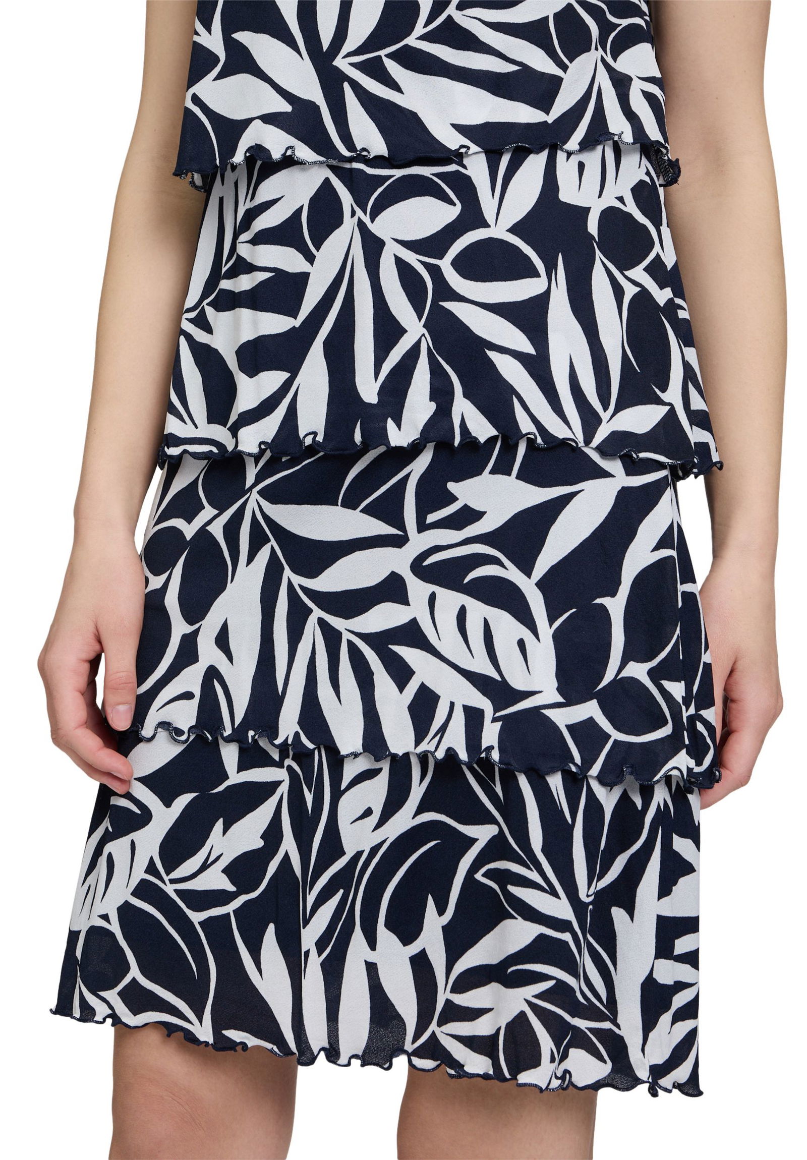 Betty Barclay |  Betty Barclay Freizeitkleid  | 48 | dunkelblau/weiß