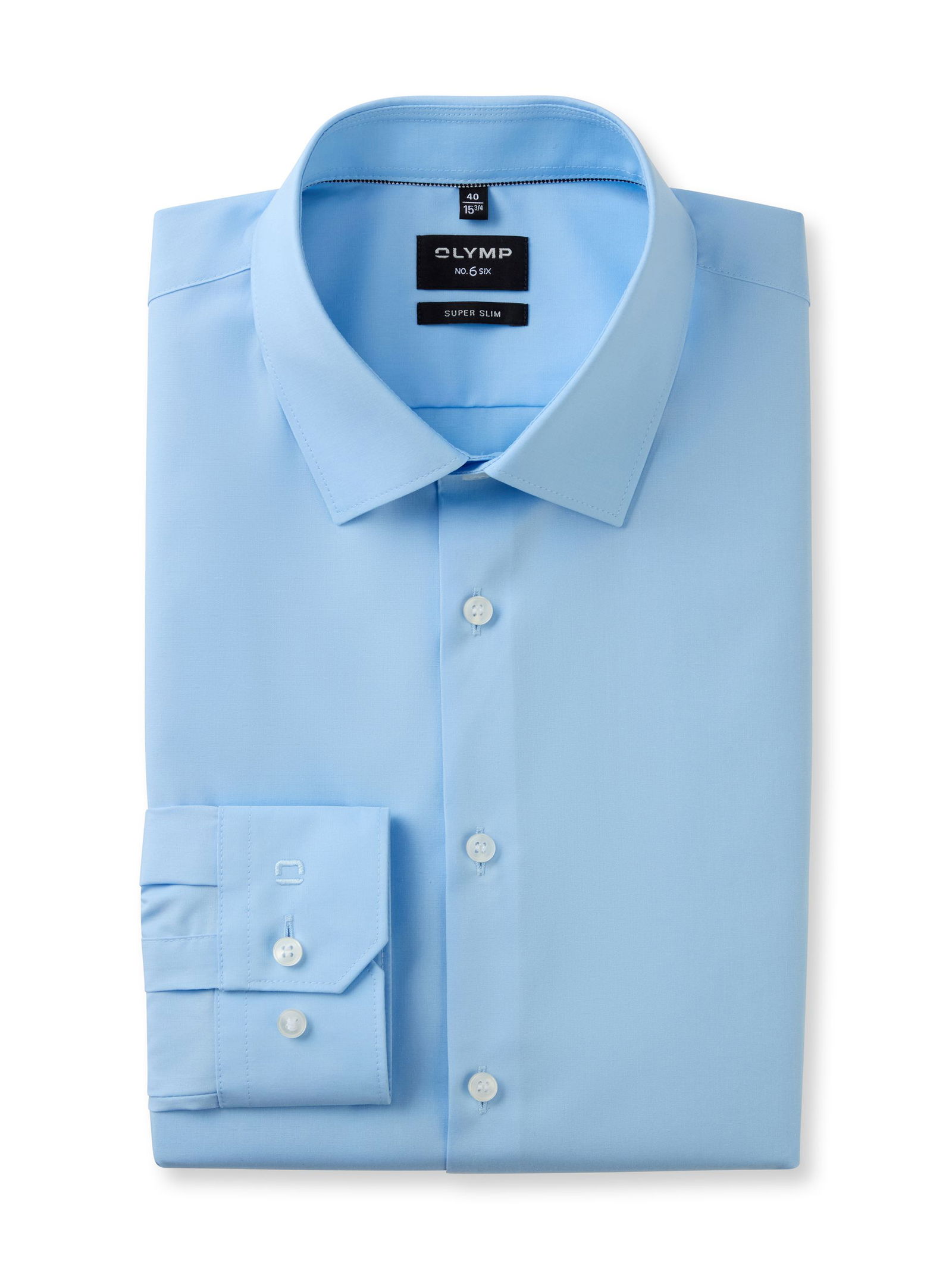 Olymp |  Olymp Hemd Super Slim | 43 | hellblau