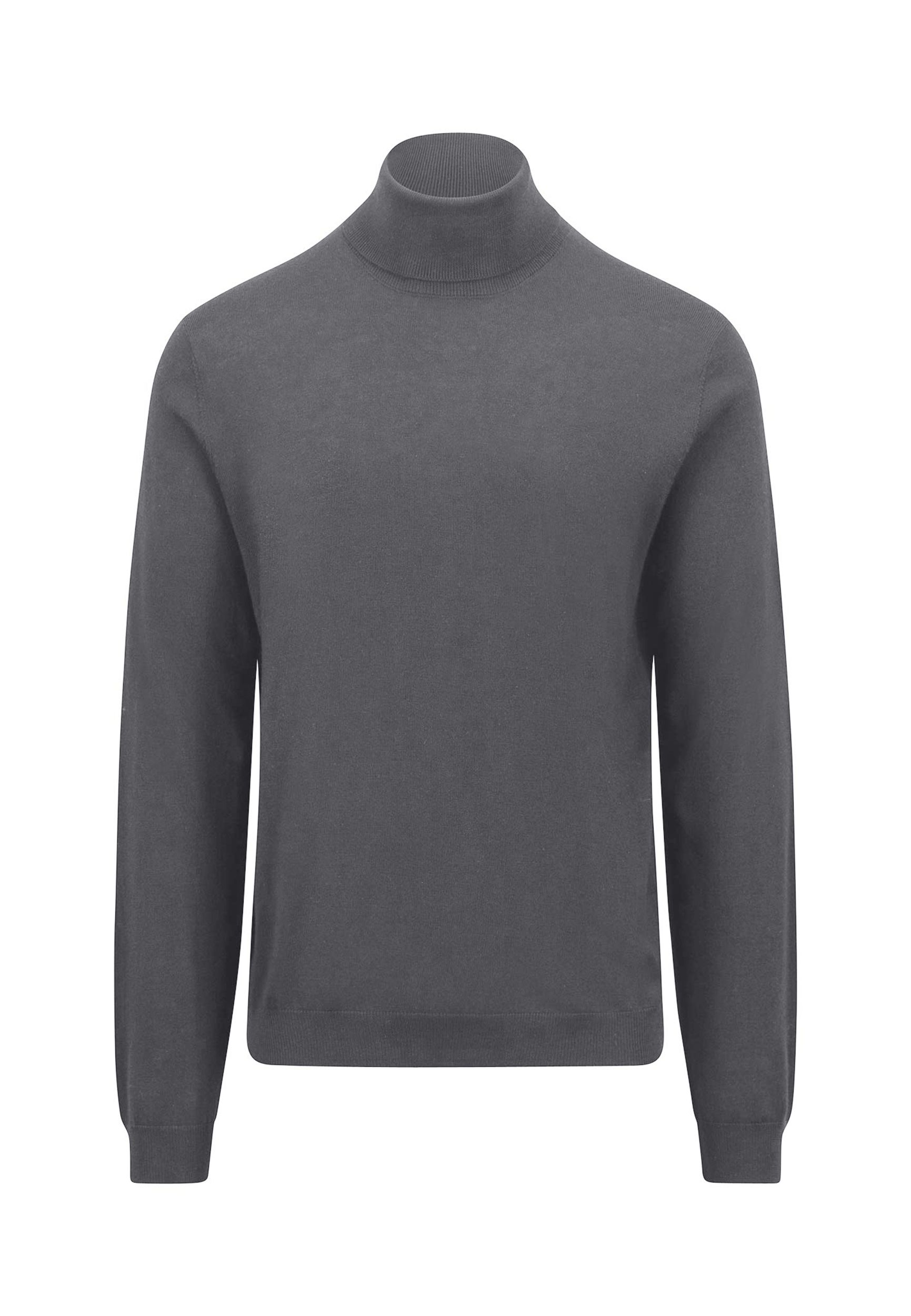 Fynch Hatton |  Fynch Hatton Rollkragenpullover  | XXL | steel