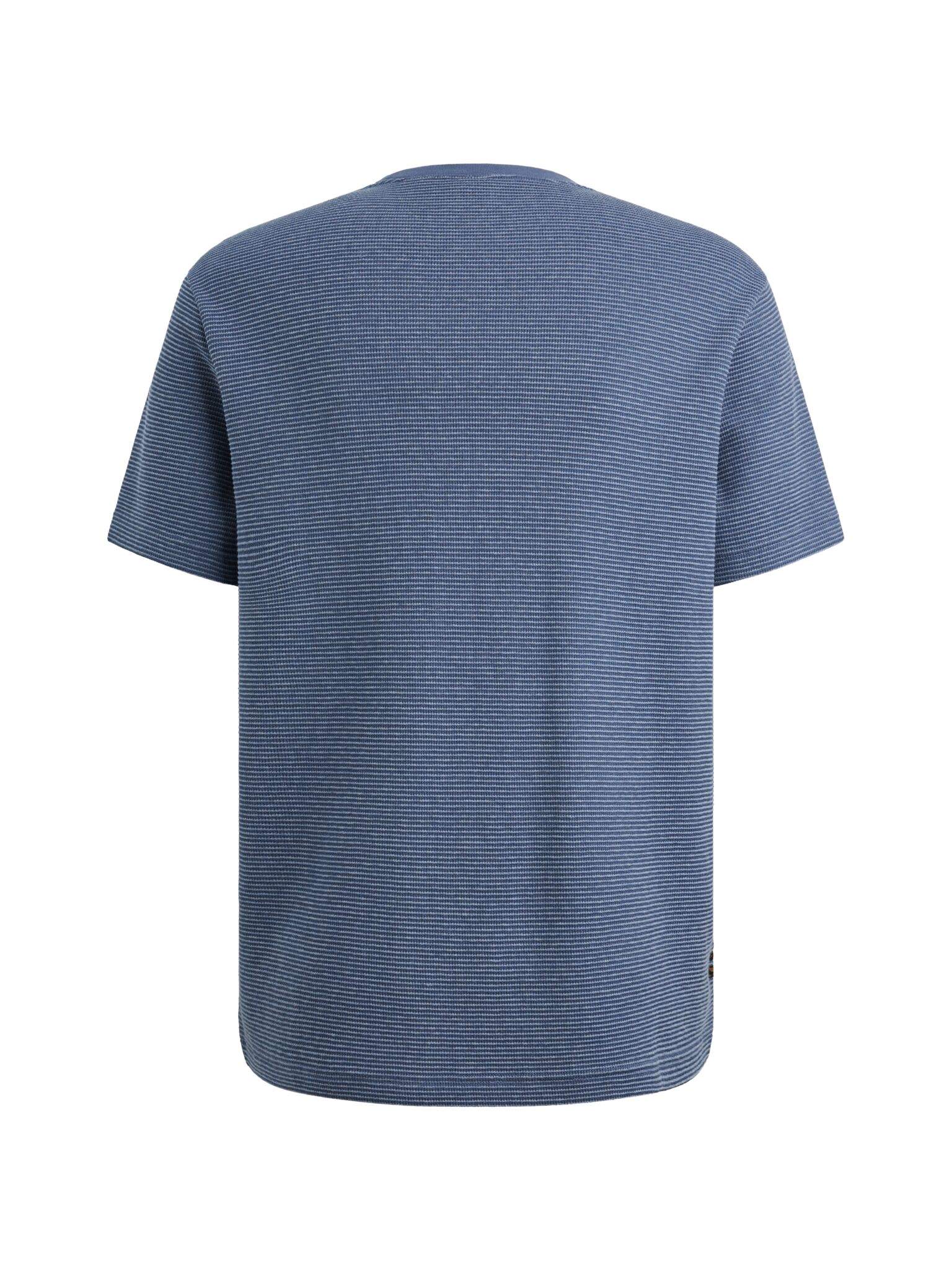 Short sleeve r-neck two tone textu, Bijou Blue #2