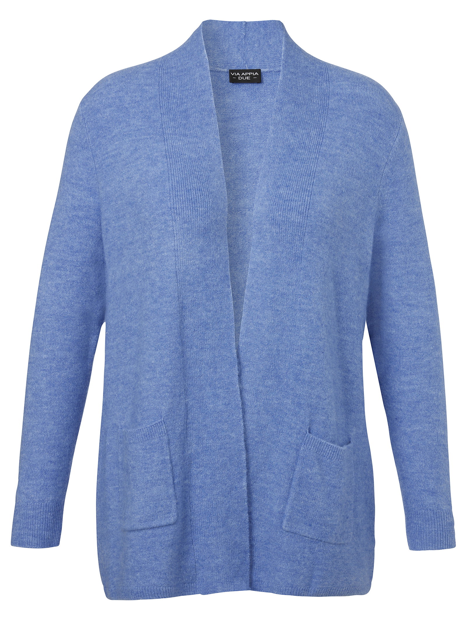 Jacke offen 1/1 Arm, blau melange #1