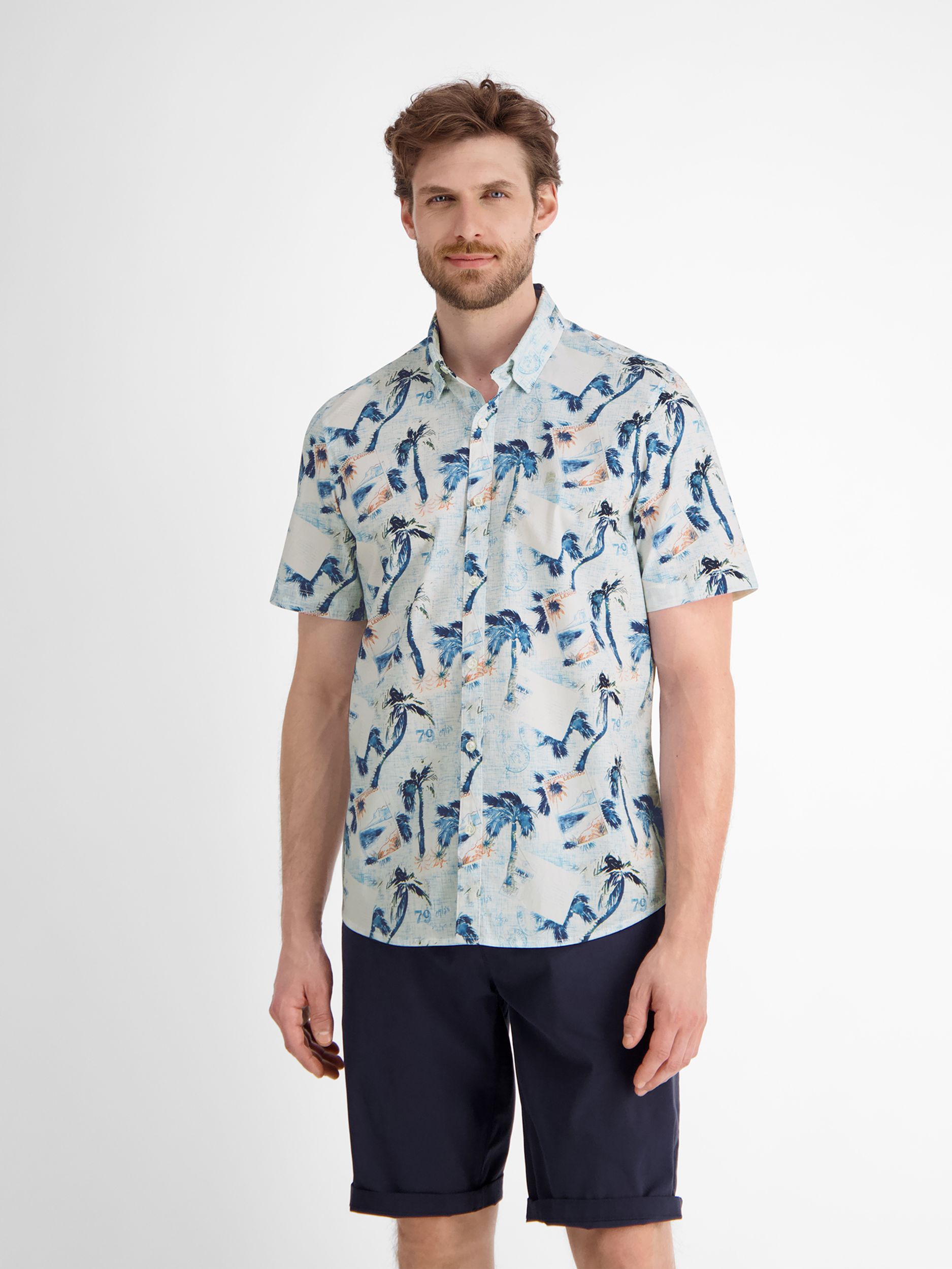 Lerros |  Lerros Hemd Regular Fit  | L | white
