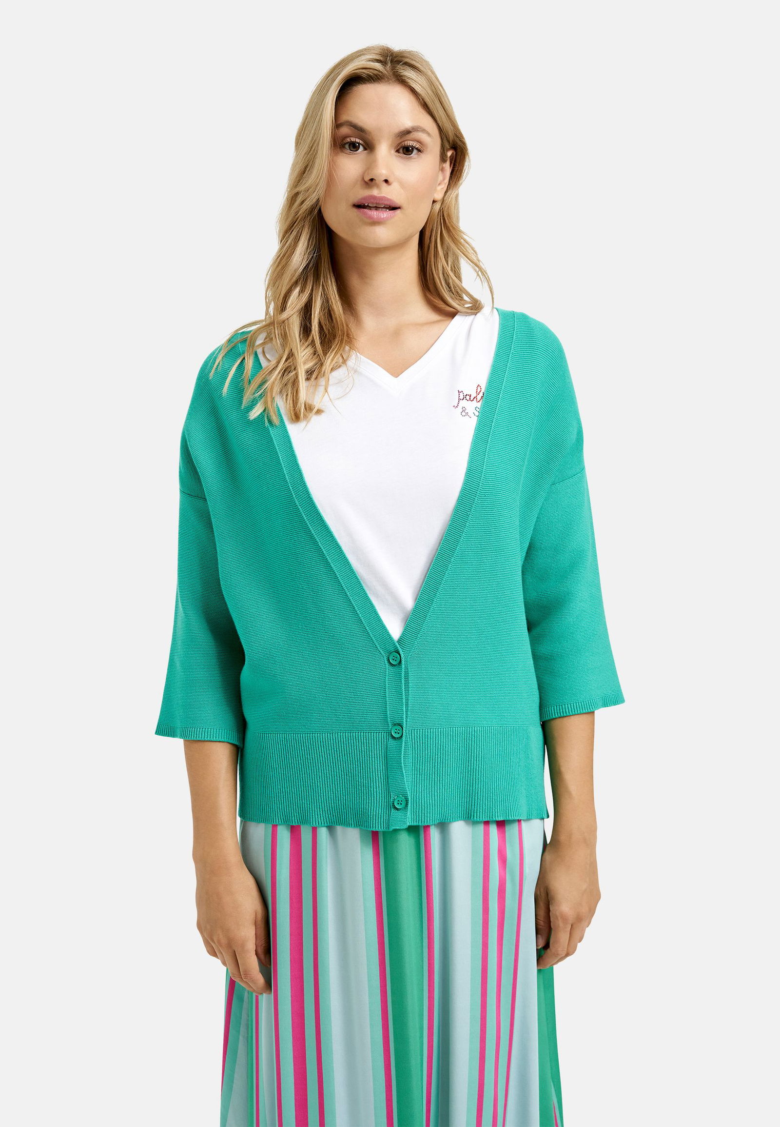 Milano |  Milano Strickjacke | Cardigan  | M | smaragd