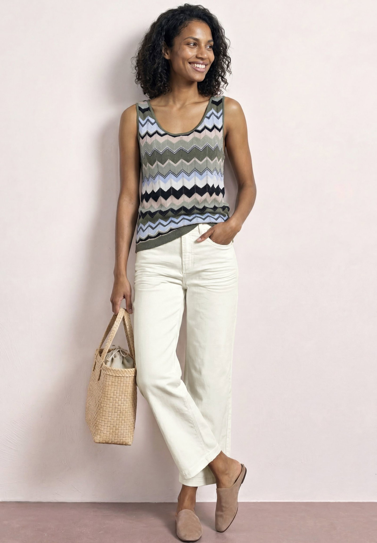|  LTD QR Style Emee Wide Leg,hw,, Off White washed | 28/26