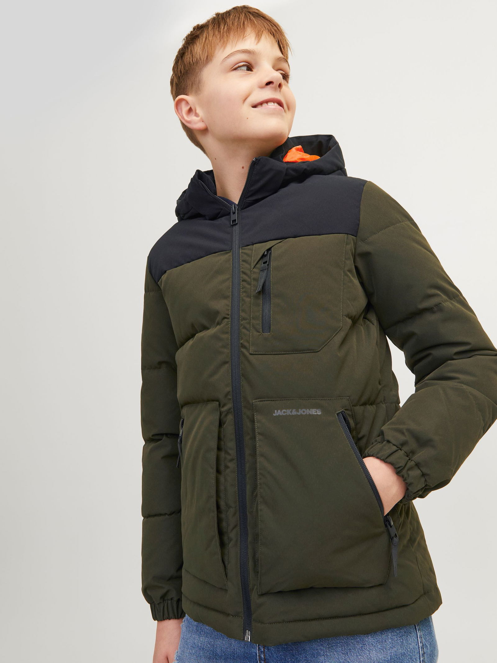 Jack&Jones | JJEOTTO PUFFER JACKET SN JNR | 140 | rosin
