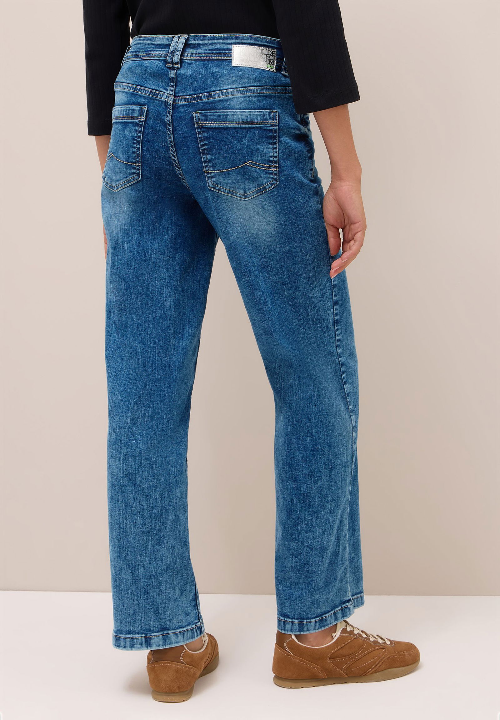 CECIL | CECIL Shirt | 30/30 | mid blue used wash