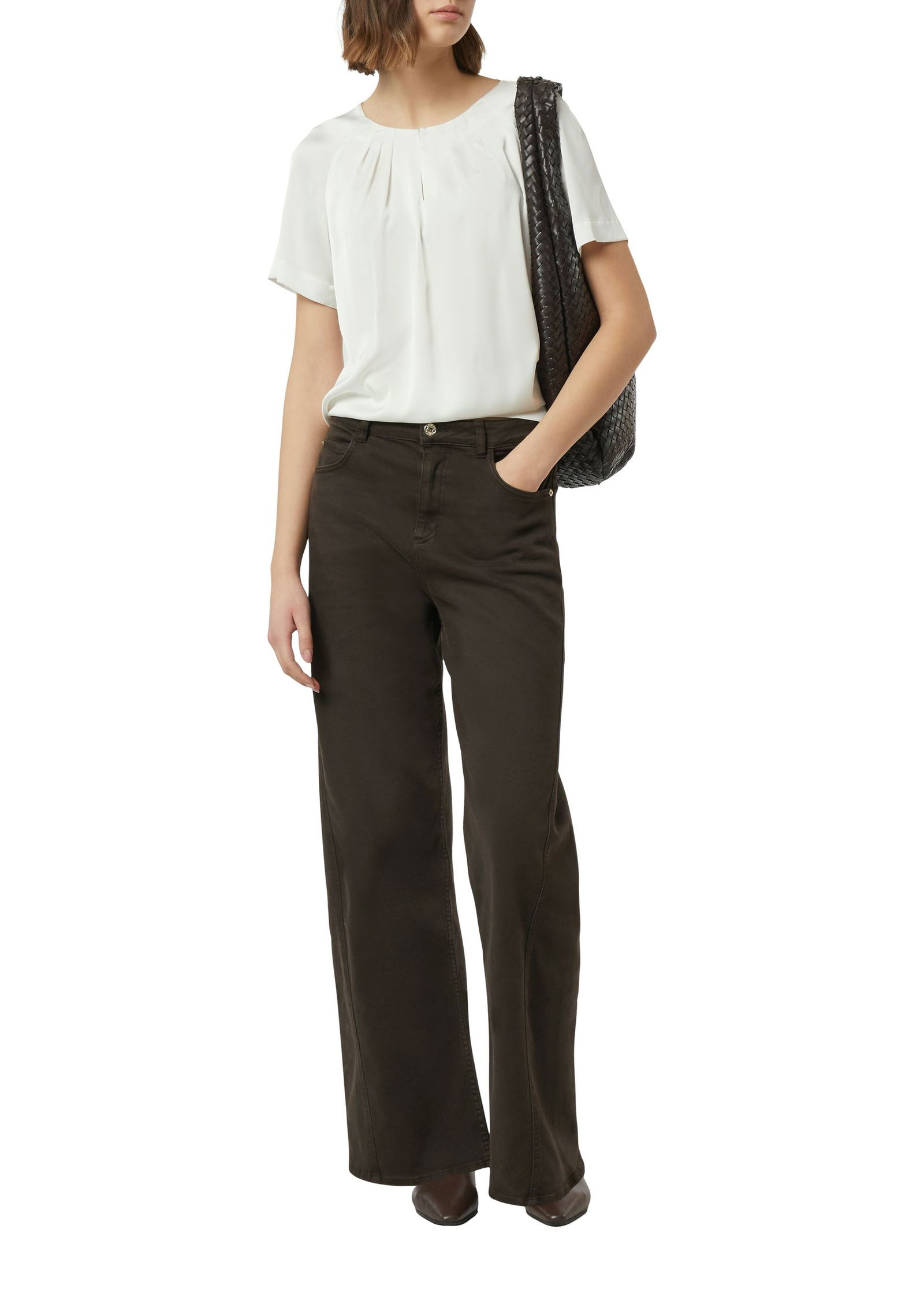 Comma |  Comma Businessbluse  | 34 | weiß