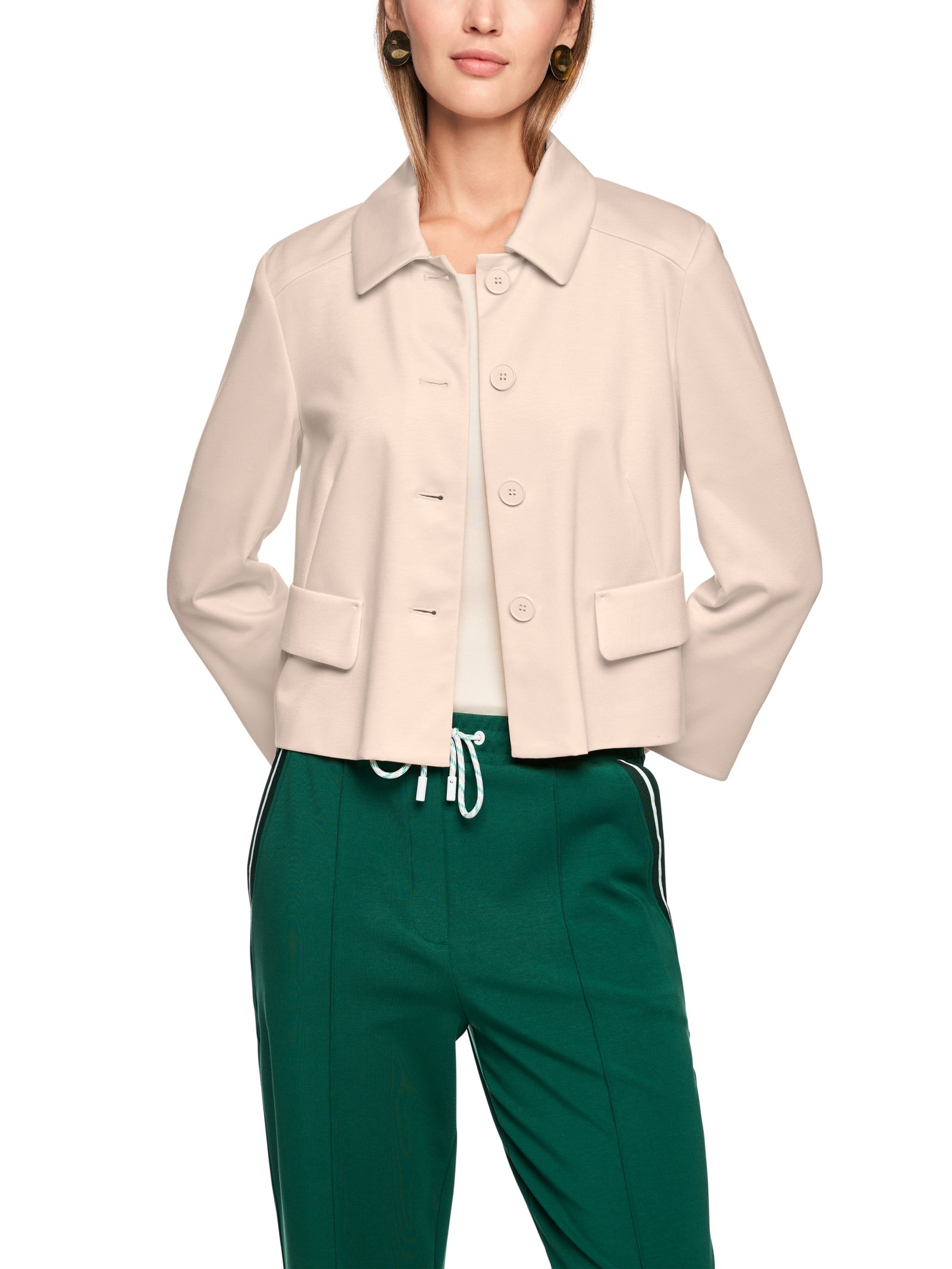 Marc Cain Additions kurze Jacke mit Kentkragen #6