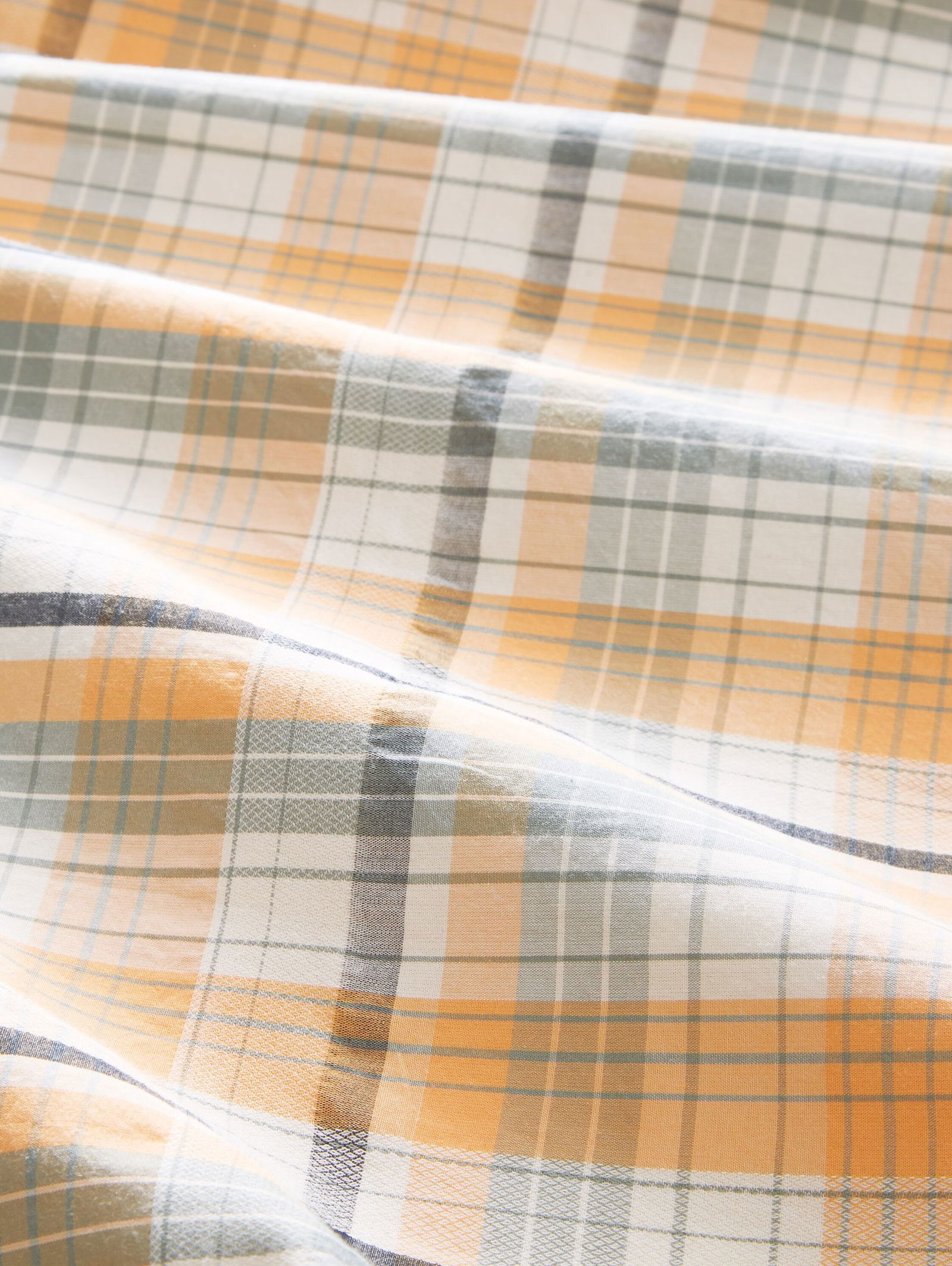 Tom Tailor |  Tom Tailor Hemd Regular Fit  | XL | orange green check