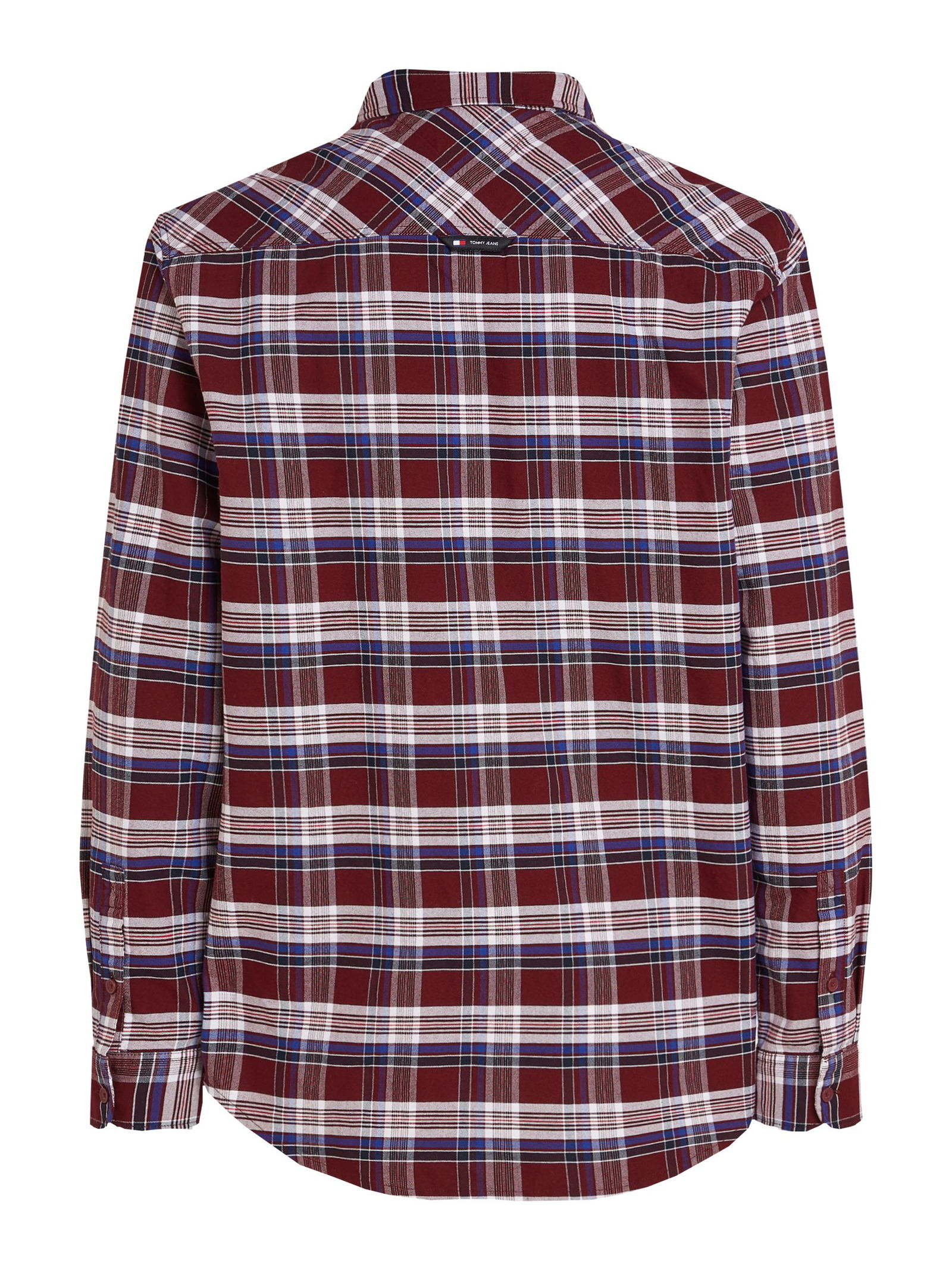 Tommy Jeans | Tommy Jeans Hemd Super Slim Fit | XL | deep rouge