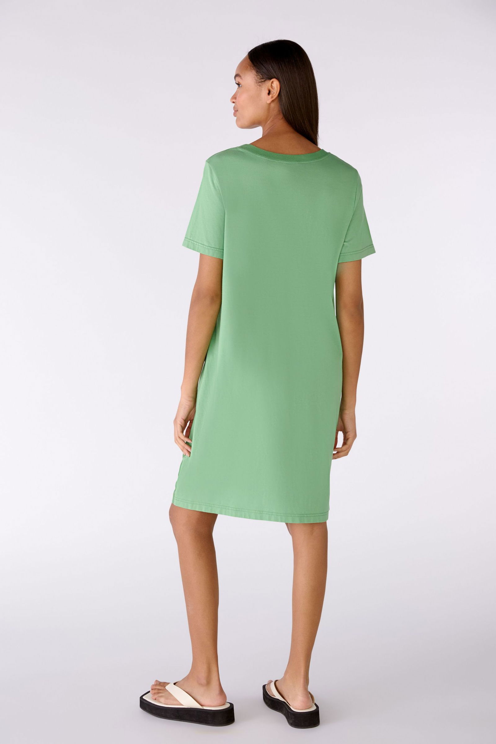 Oui Kleid aus Leinen 