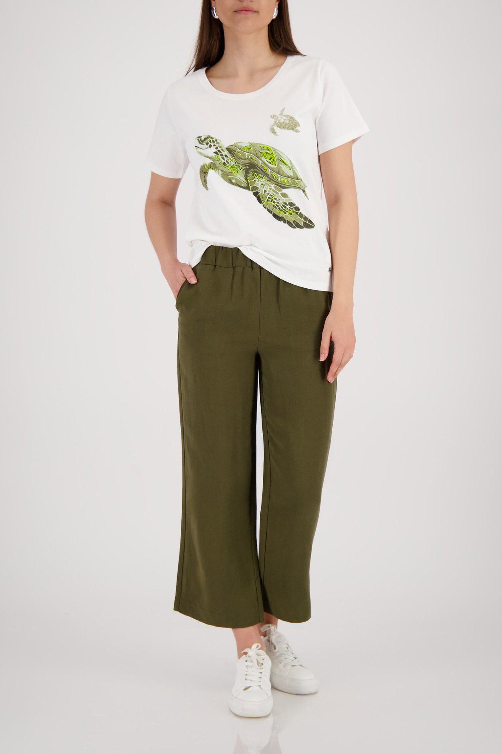Monari |  T-Shirt, cream | 40