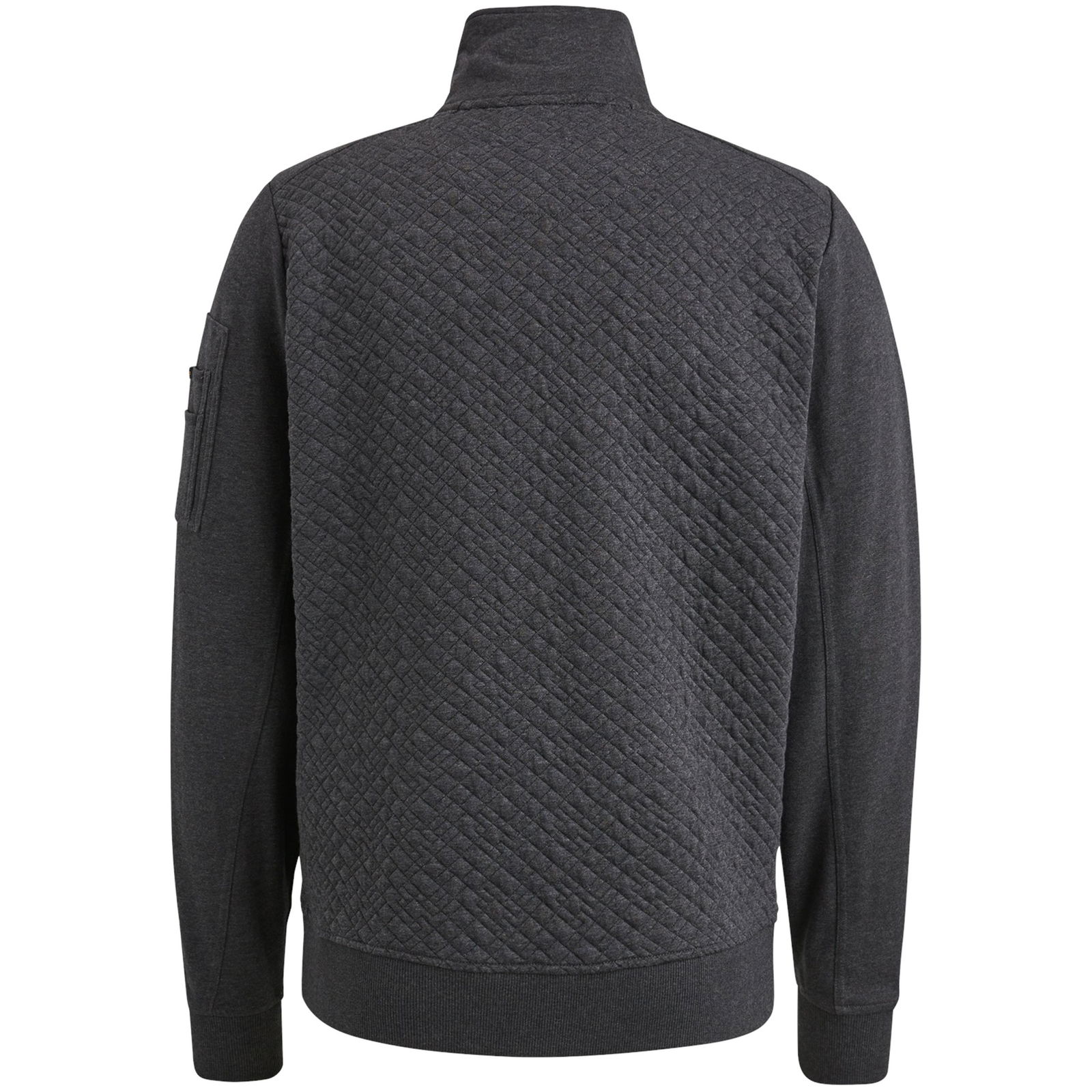  | Zip jacket jacquard interlock sweat | XXL | antracite melee