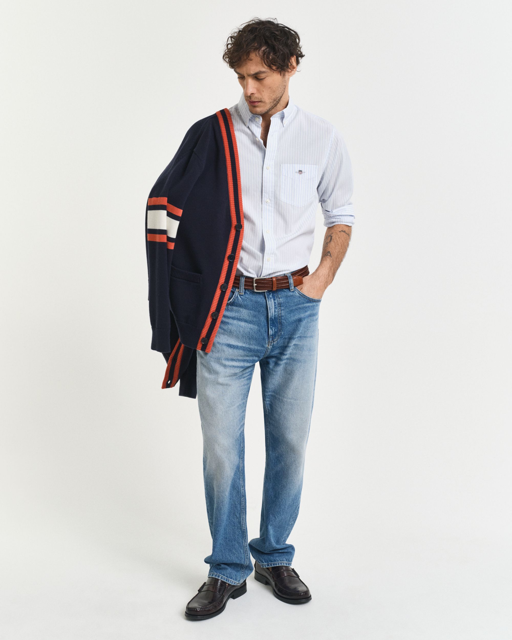 Gant |  Gant Hemd Regular Fit  | L | light blue