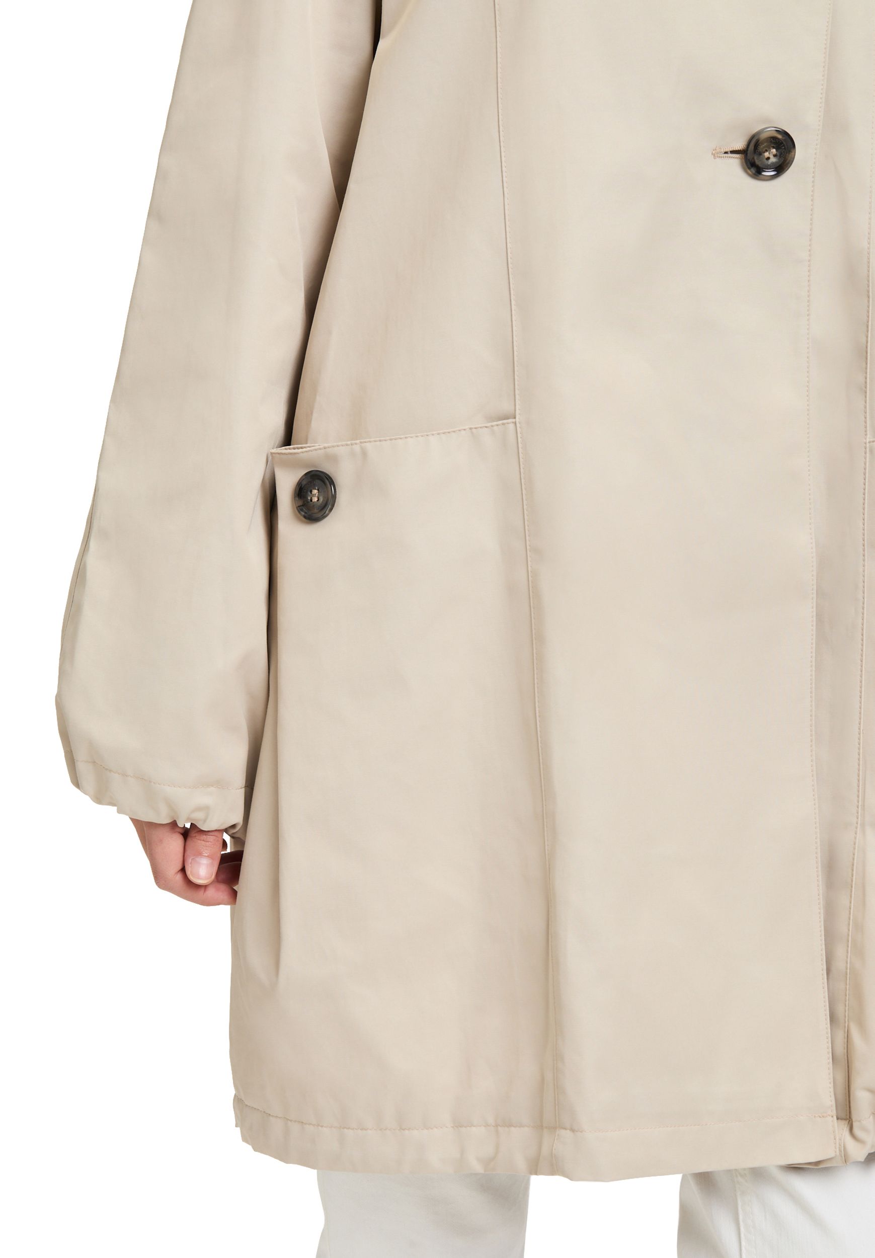 Saint Jacques |  Saint Jacques Sommermantel | 40 | silver beige