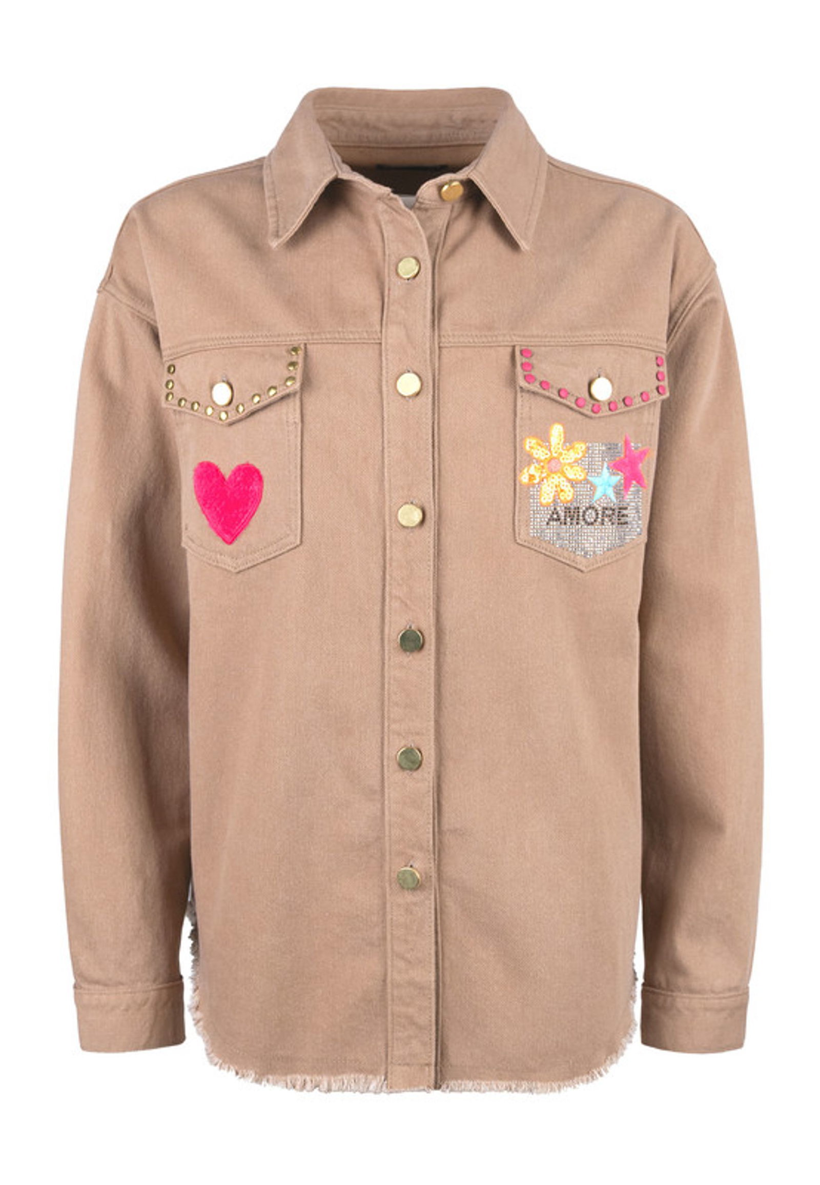 Grace Jeansjacke Jeans-Overshirt #1