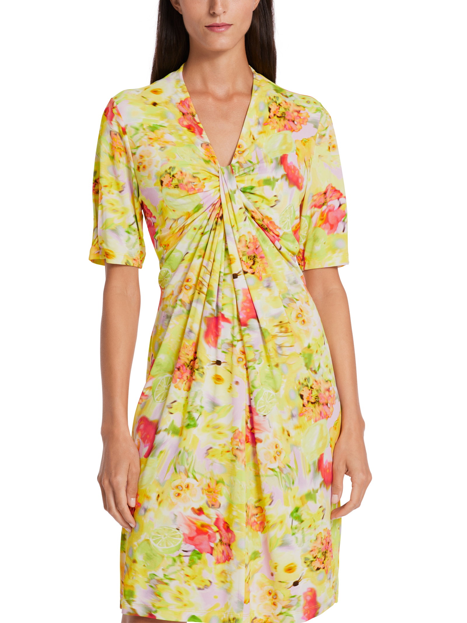 Marc Cain Collections Kleid im blurry Blumen-Dessin #5