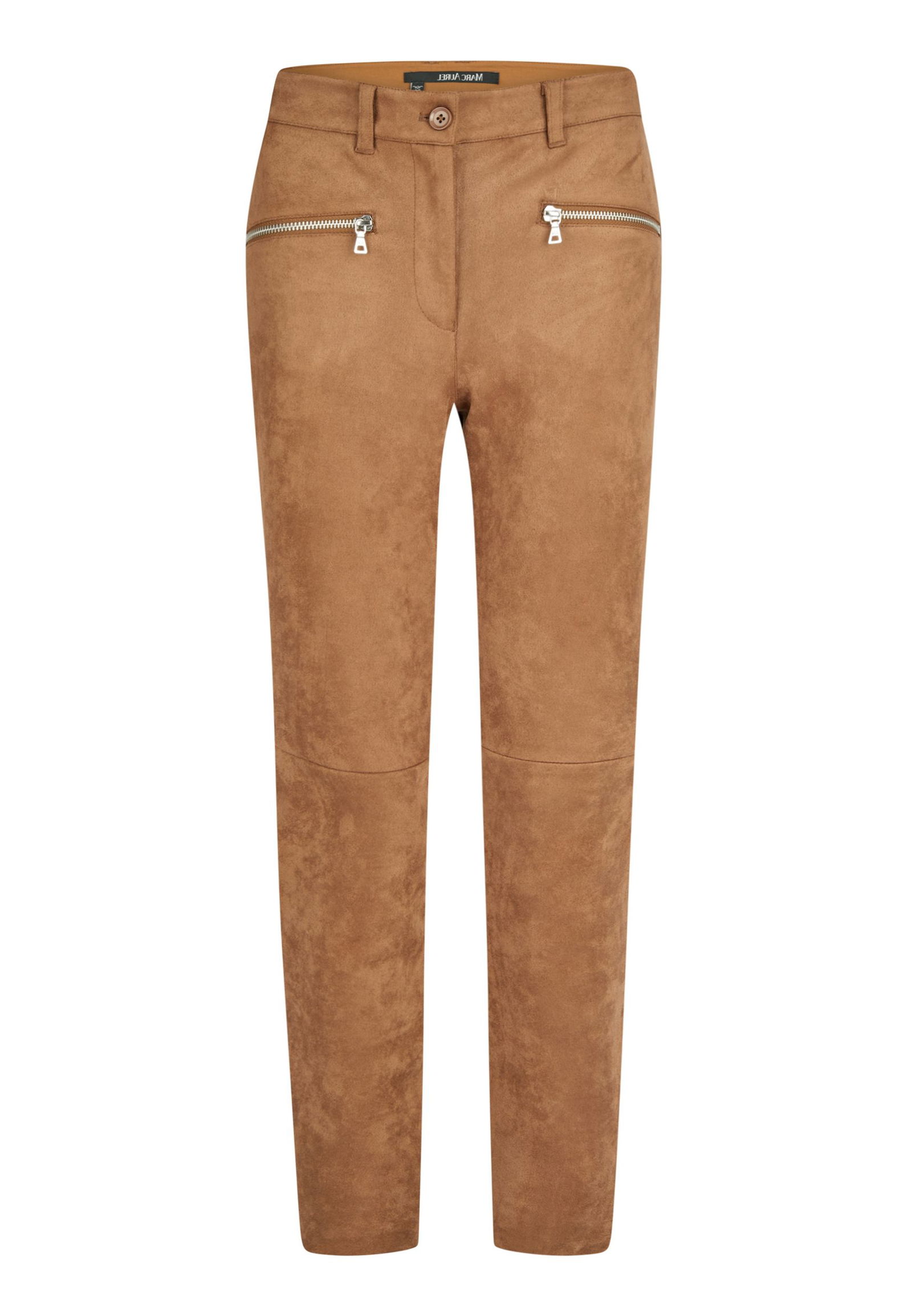 Bikerhose aus veganem Veloursleder