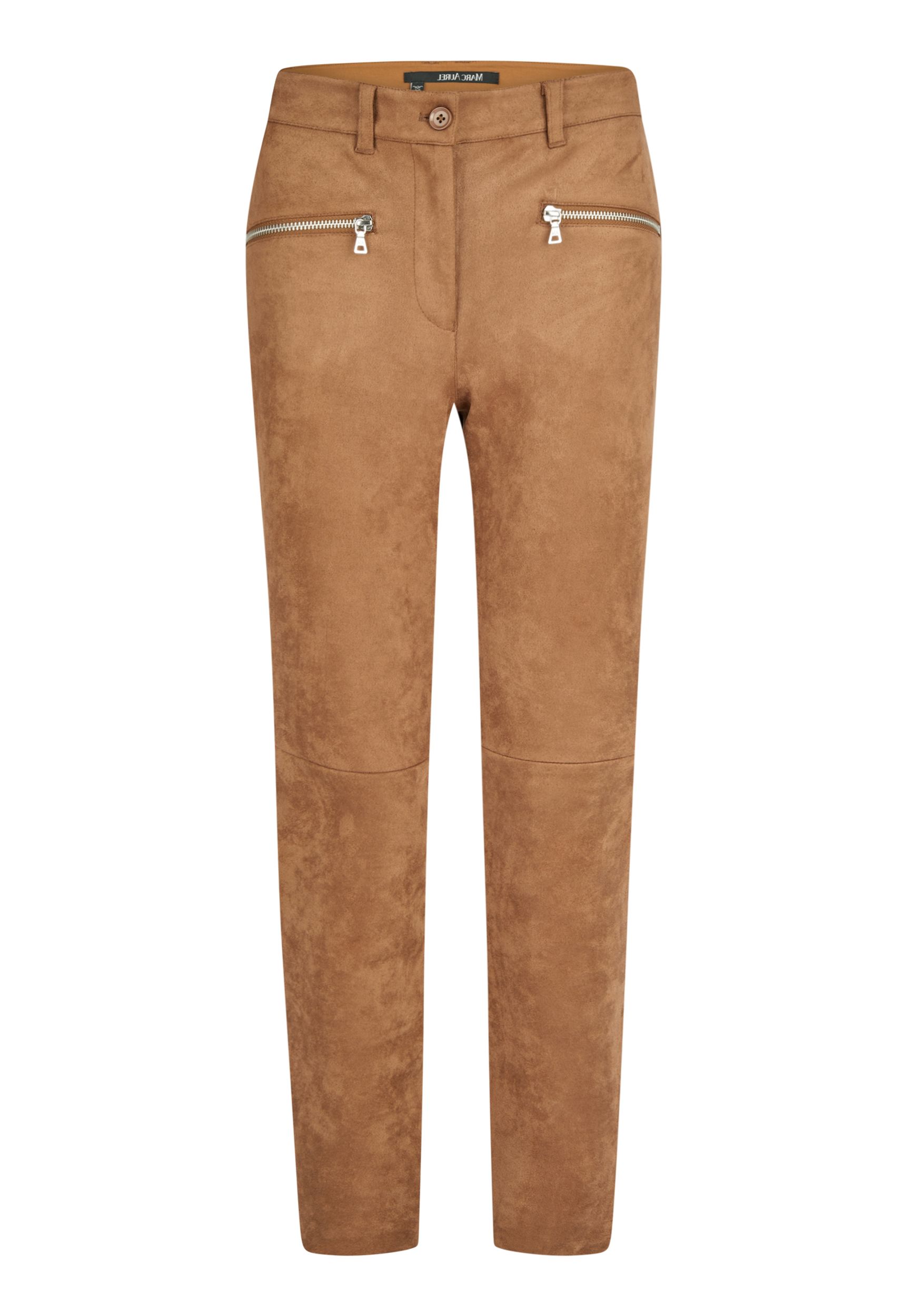 Bikerhose aus veganem Veloursleder