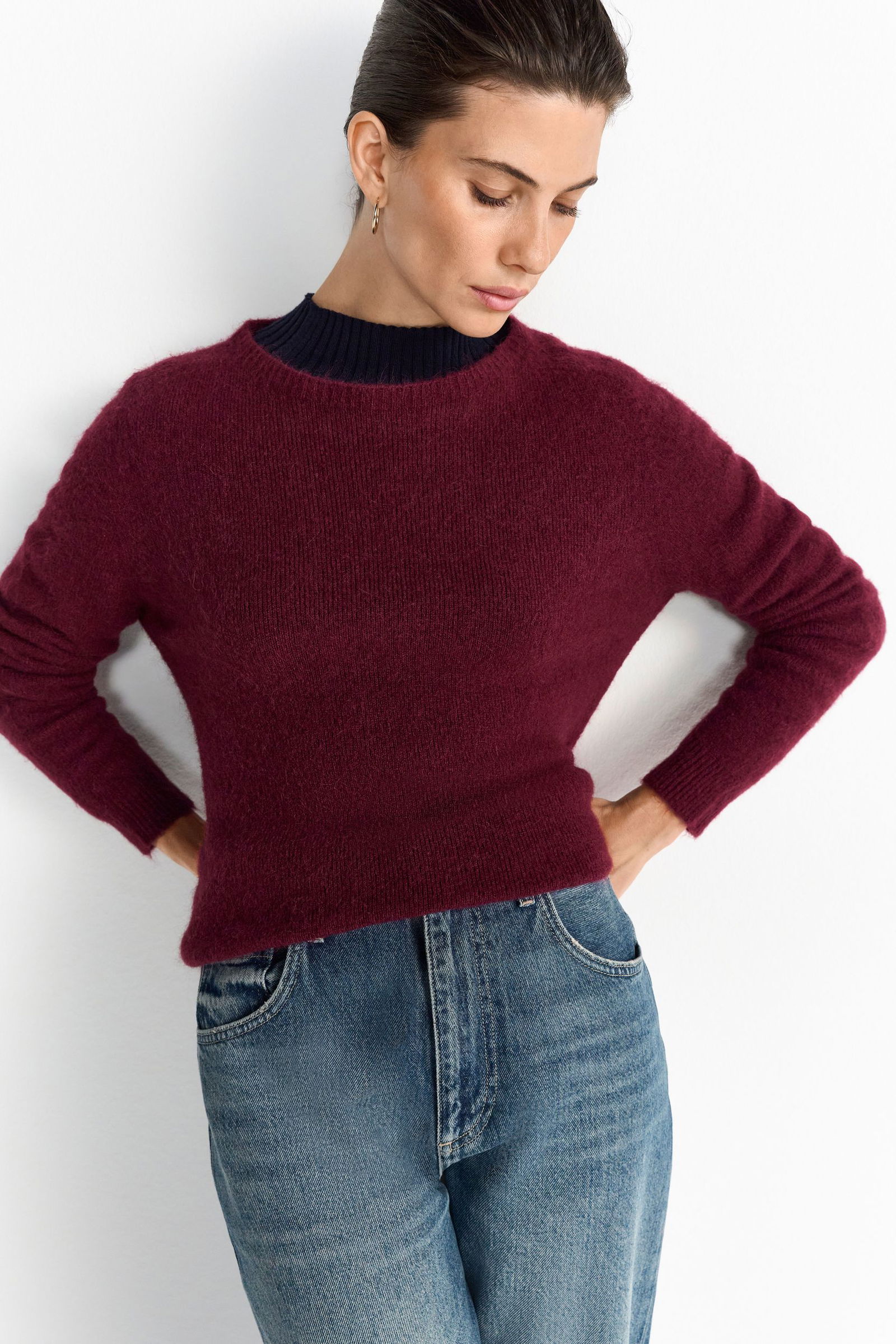 Rich & Royal | Rich & Royal Pullover | XL | ruby glow