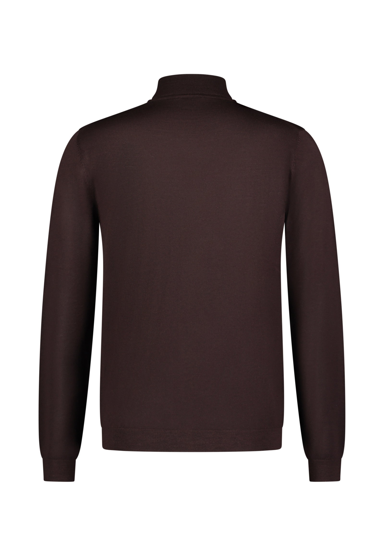 HERREN-PULLOVER 1/1 ARM, DARK RED #2