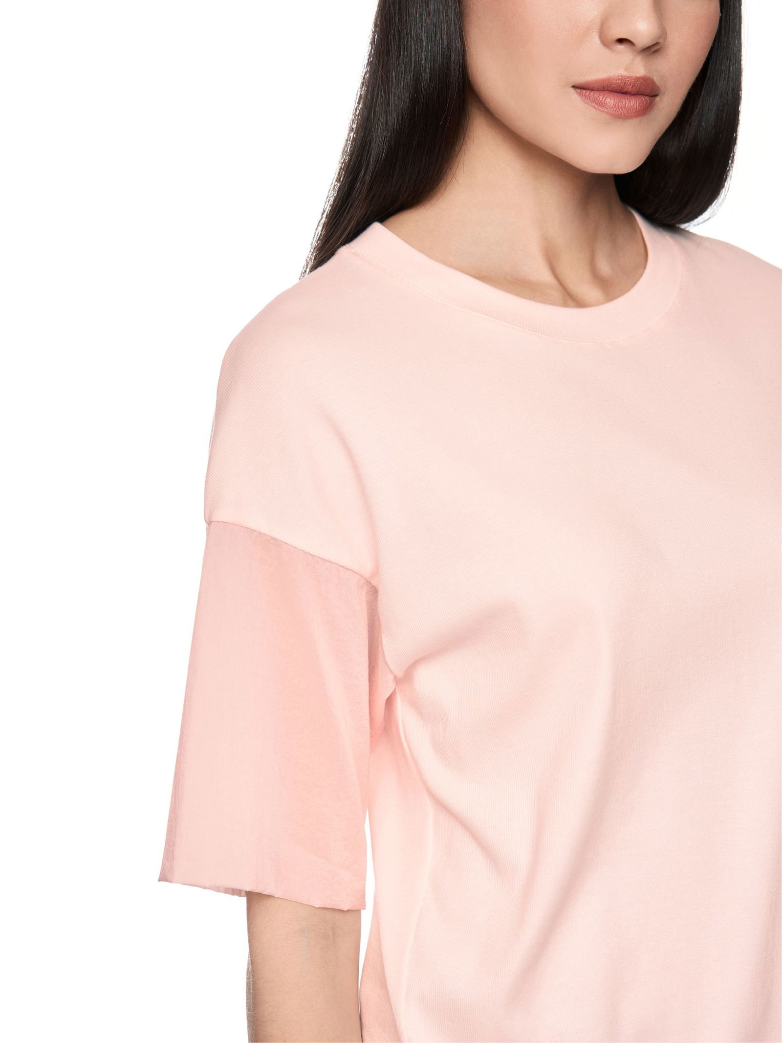 Marc Cain Sports |  T-Shirt im Materialmix | 46 | 1326_202