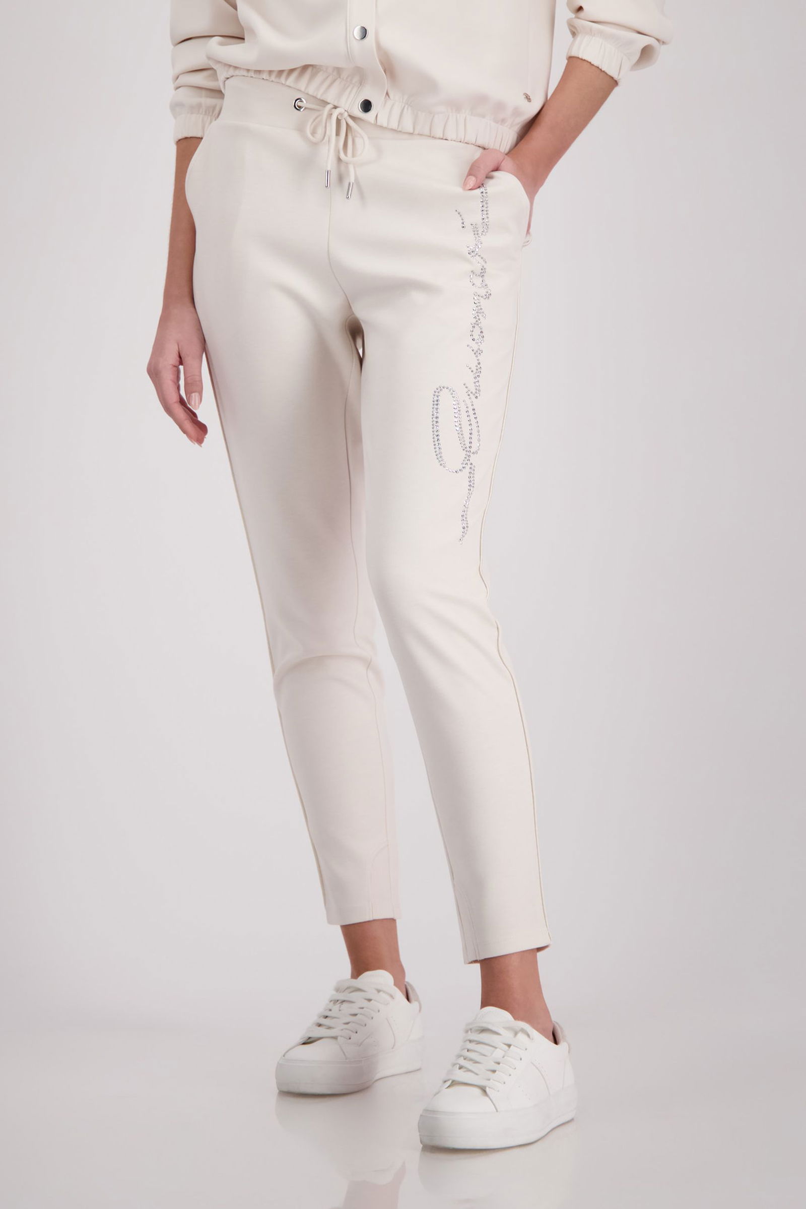 Monari |  Monari Schmale Hose  | 44 | cloudy grey